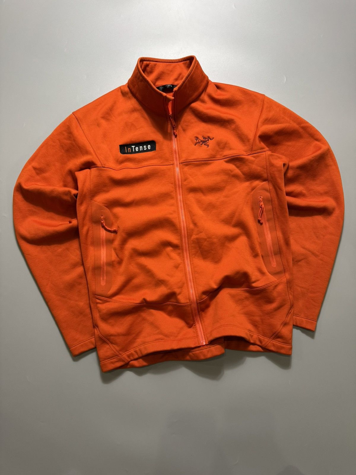 Vintage Arc'teryx Orange Full Zip Fleece Jacket PolartecLEAF