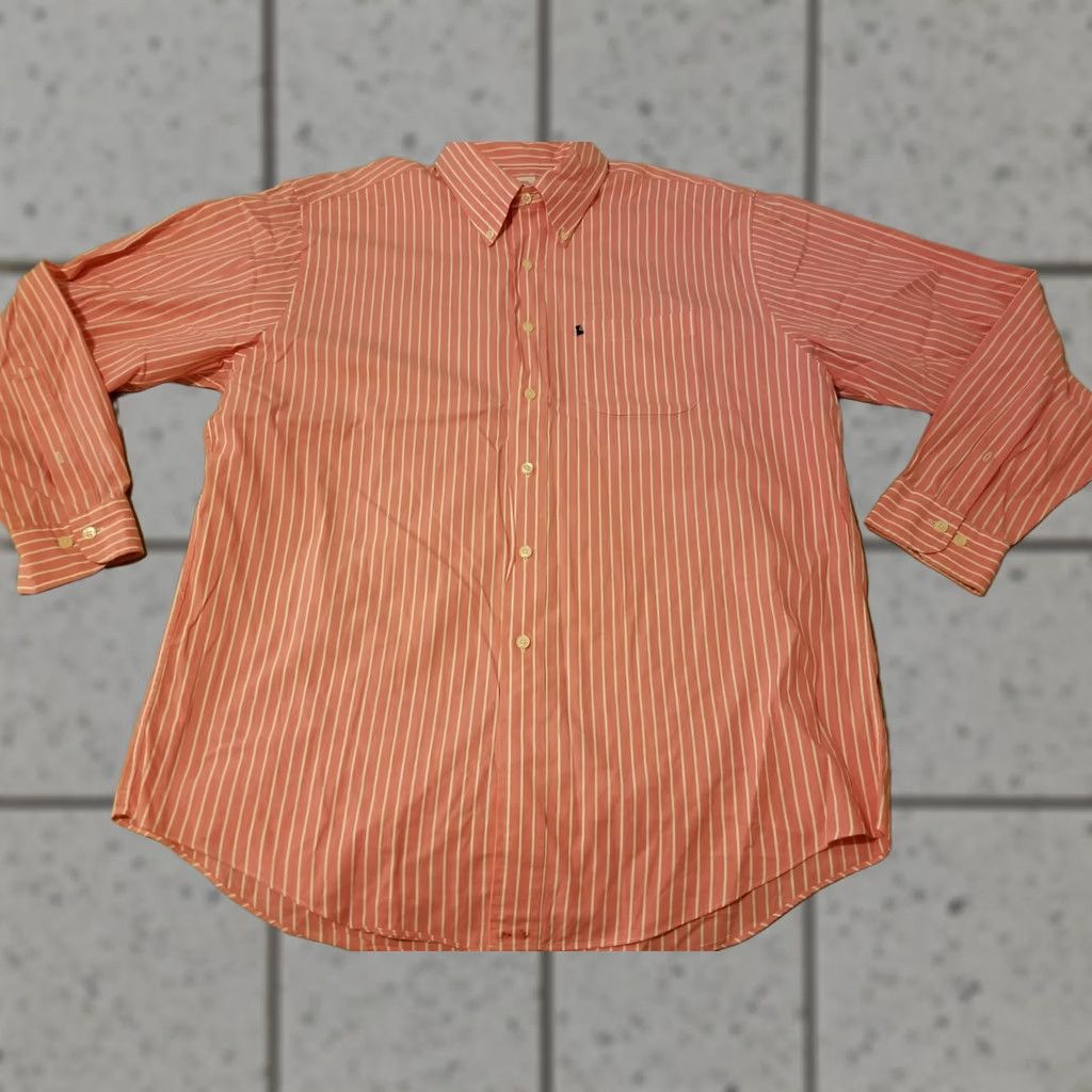 Brooks Brothers Mens Brooks Brothers Dress Shirt Large Pink Button Cotton Size 42R - 1 Thumbnail