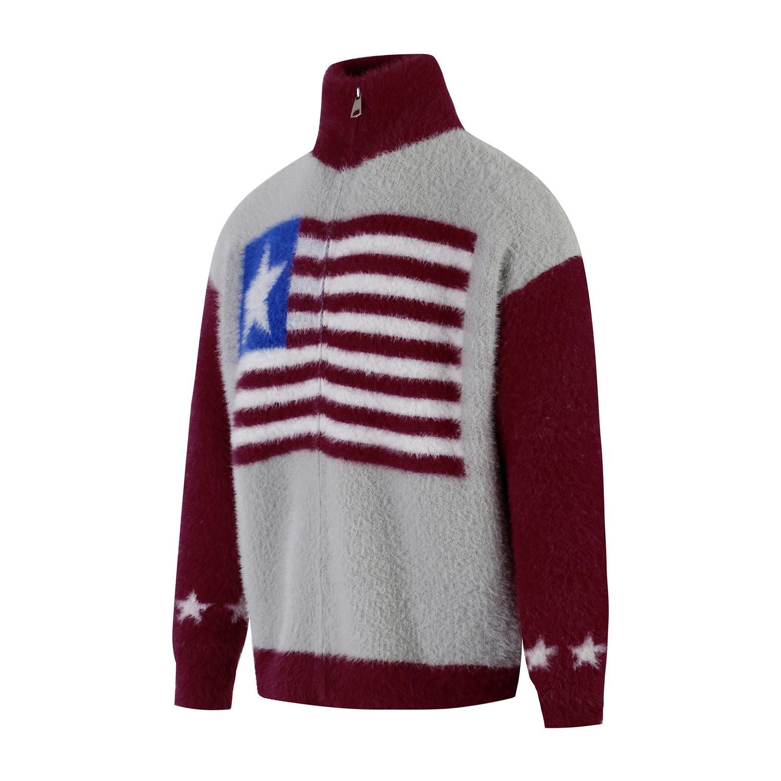 Vintage STAR Pullover Wool Knit Sweater - Americana Size US M / EU 48-50 / 2 - 2 Thumbnail