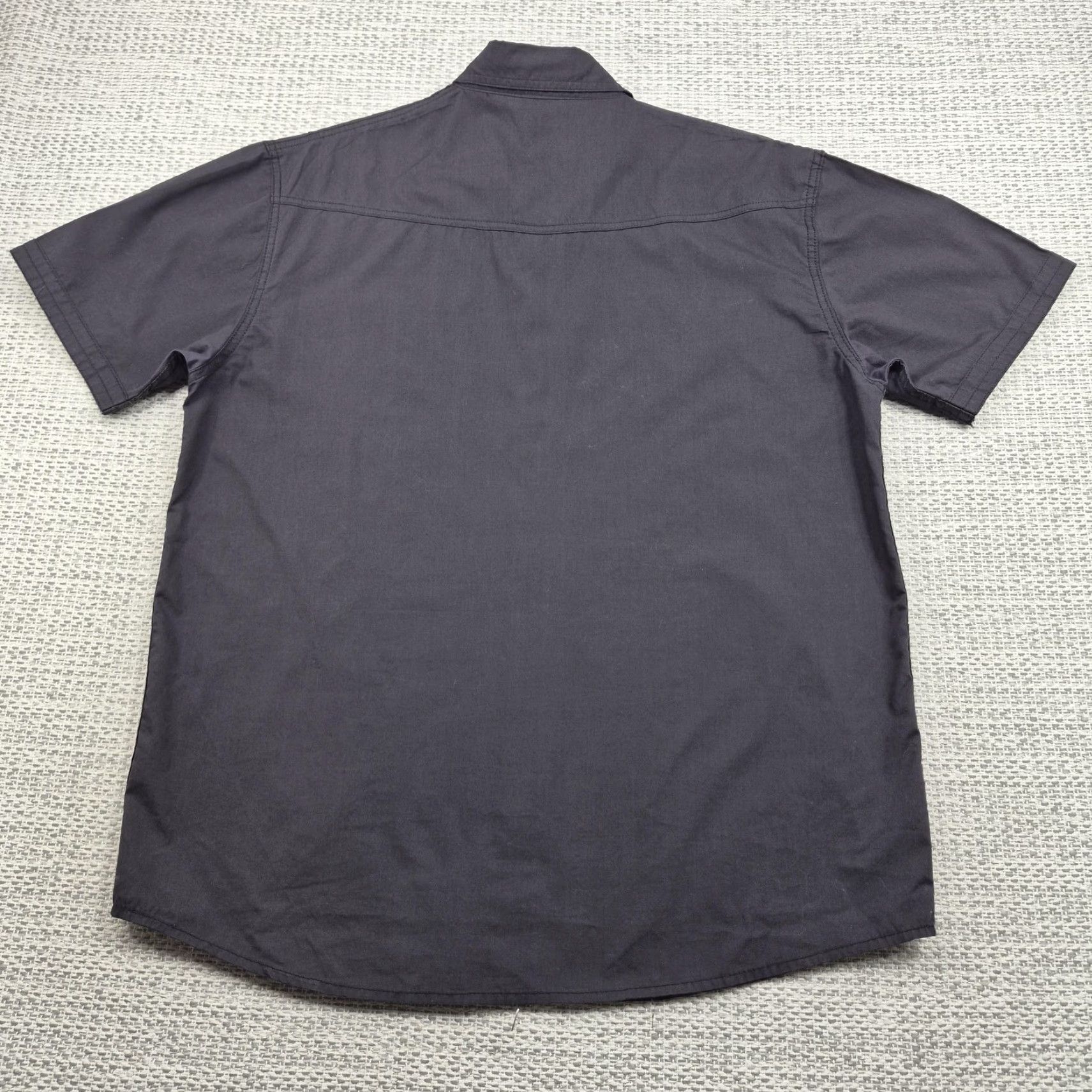 Southpole Y2K Southpole Button Up Shirt Mens XL Solid Short Sleeve Workwear Casual Size US XL / EU 56 / 4 - 7 Thumbnail