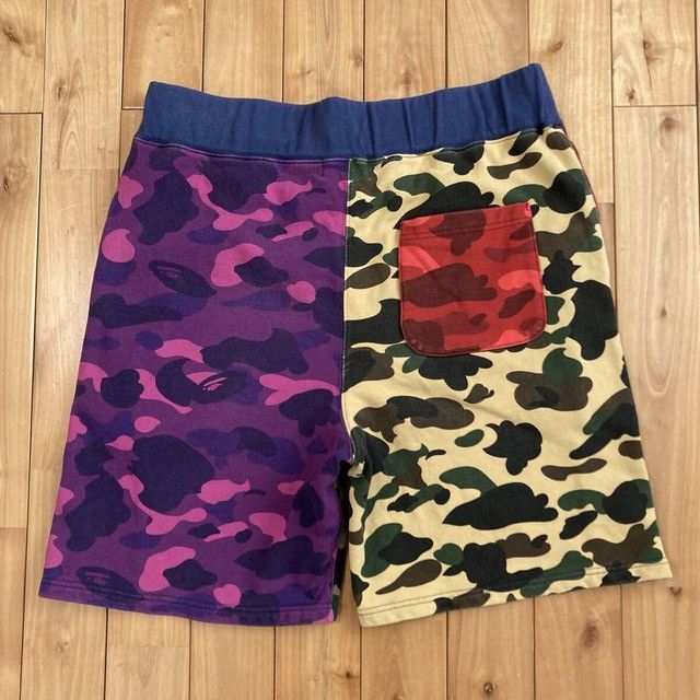Bape BAPE Mix camo shark sweat shorts a bathing ape ★size 2XL Size US 38 / EU 54 - 2 Thumbnail