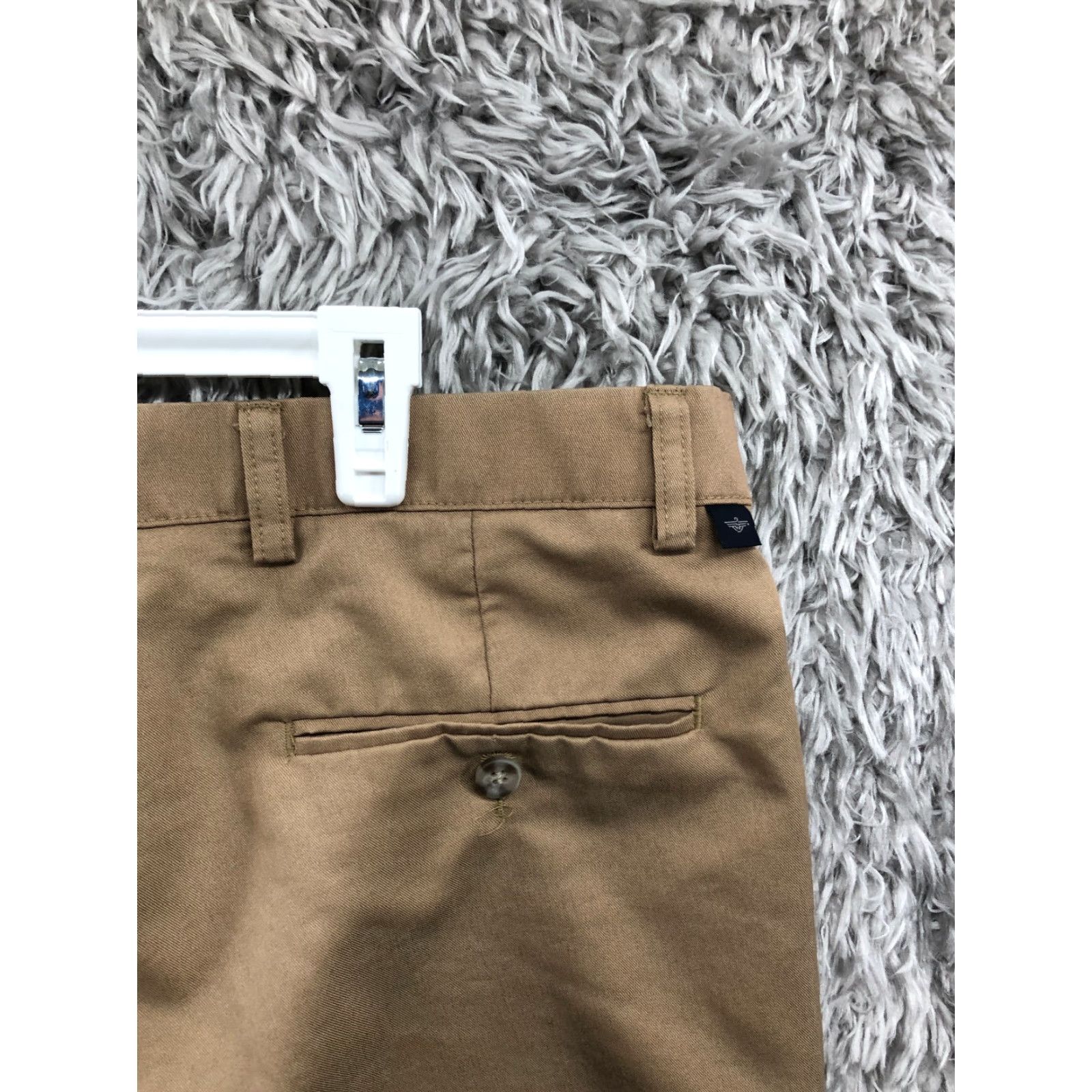 Dockers Dockers Pleated Pants Mens Beige Size 33x32 Straight Leg Mid Rise Chino Classic Dockers D3 Size US 33 - 6 Thumbnail