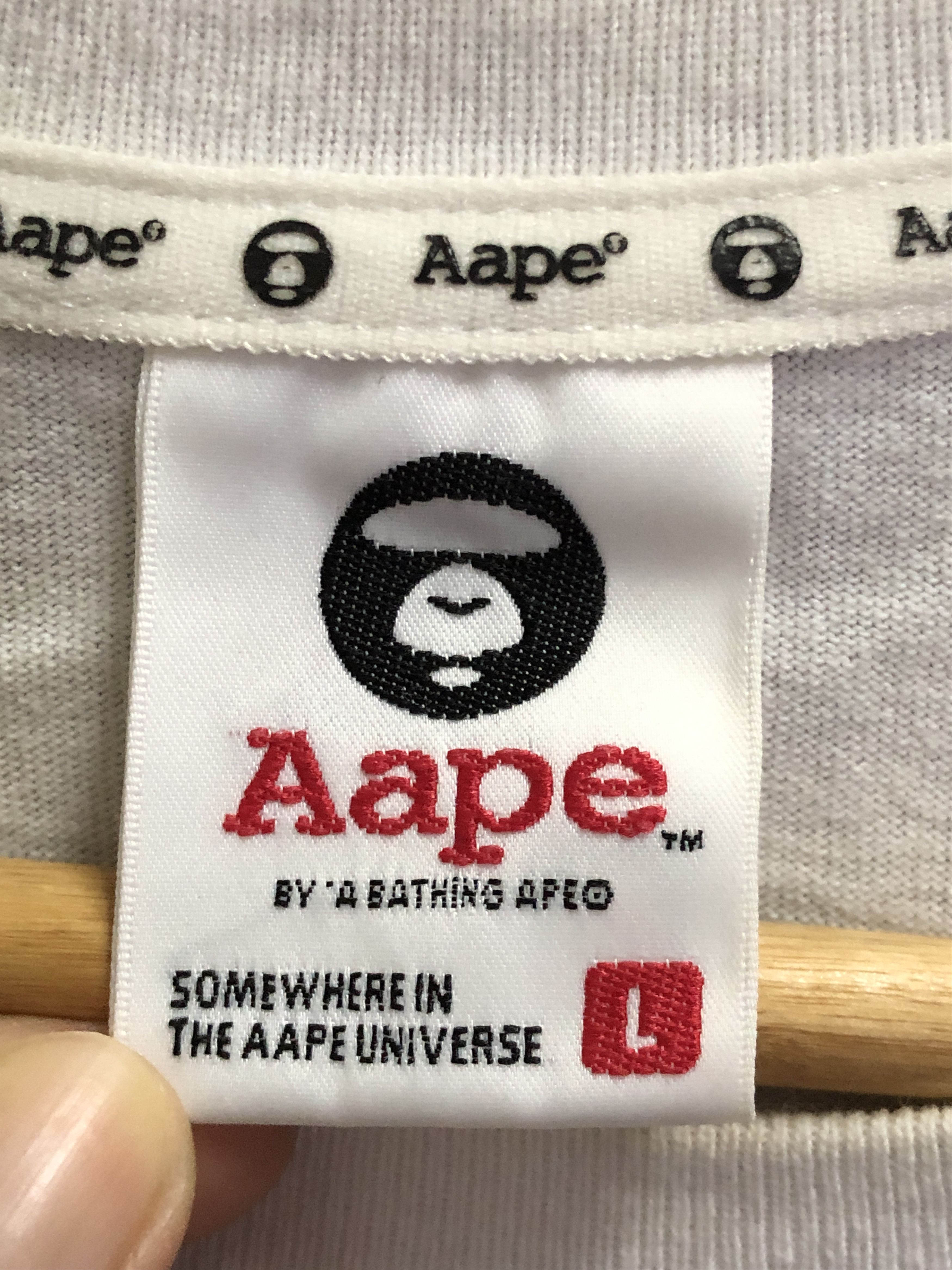 Aape AAPE BY *A BATHING APE® long-sleeved Size US L / EU 52-54 / 3 - 3 Thumbnail