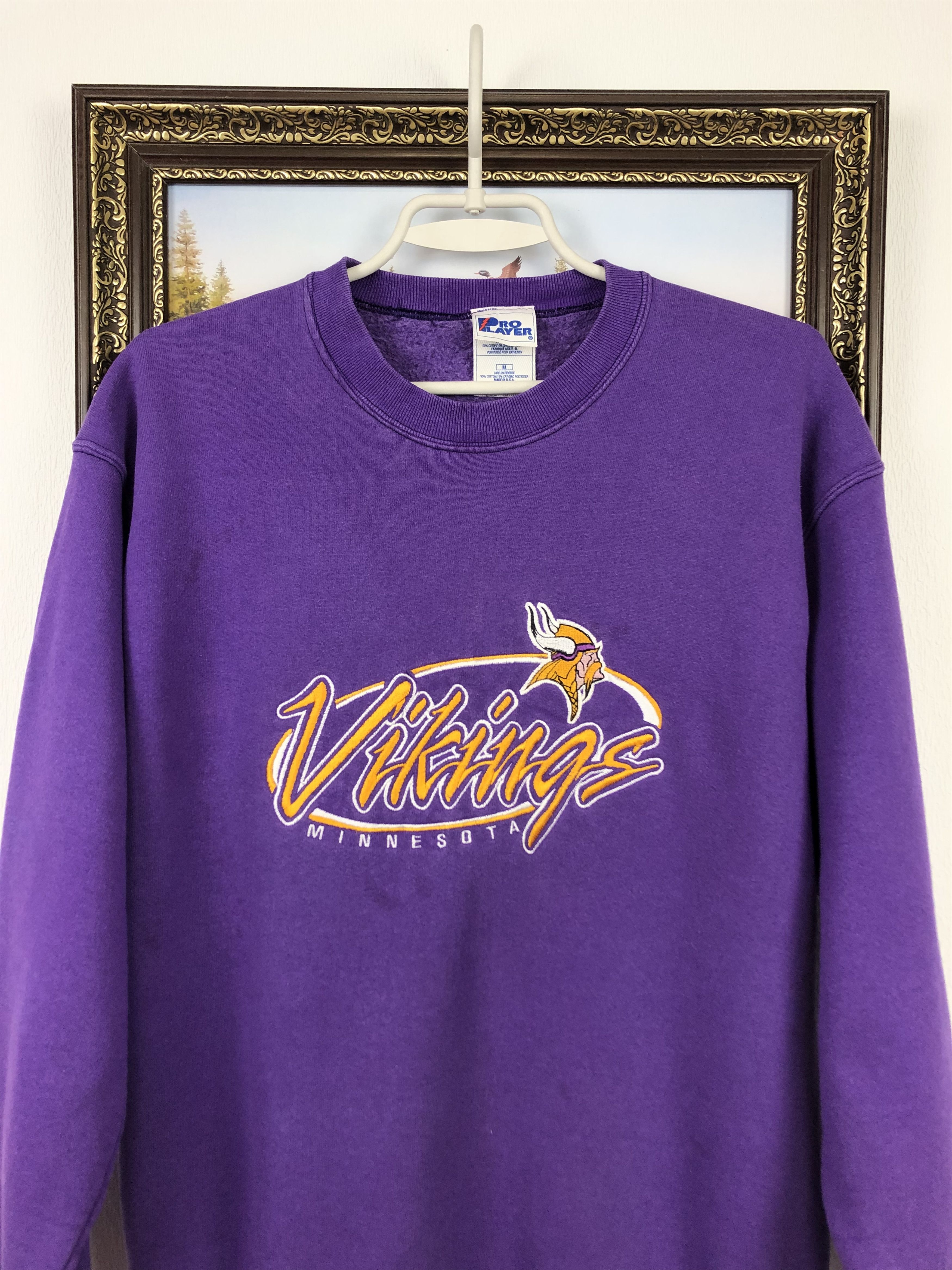 NFL Vintage Minnesota Vikings NFL Football Sweatshirt Sport Size US M / EU 48-50 / 2 - 2 Thumbnail