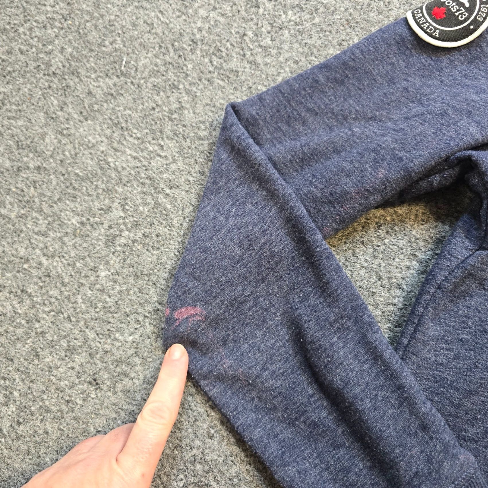 Roots Roots Sweater Hoodie Pullover V-Neck Blue Womens M Size M / US 6-8 / IT 42-44 - 7 Thumbnail
