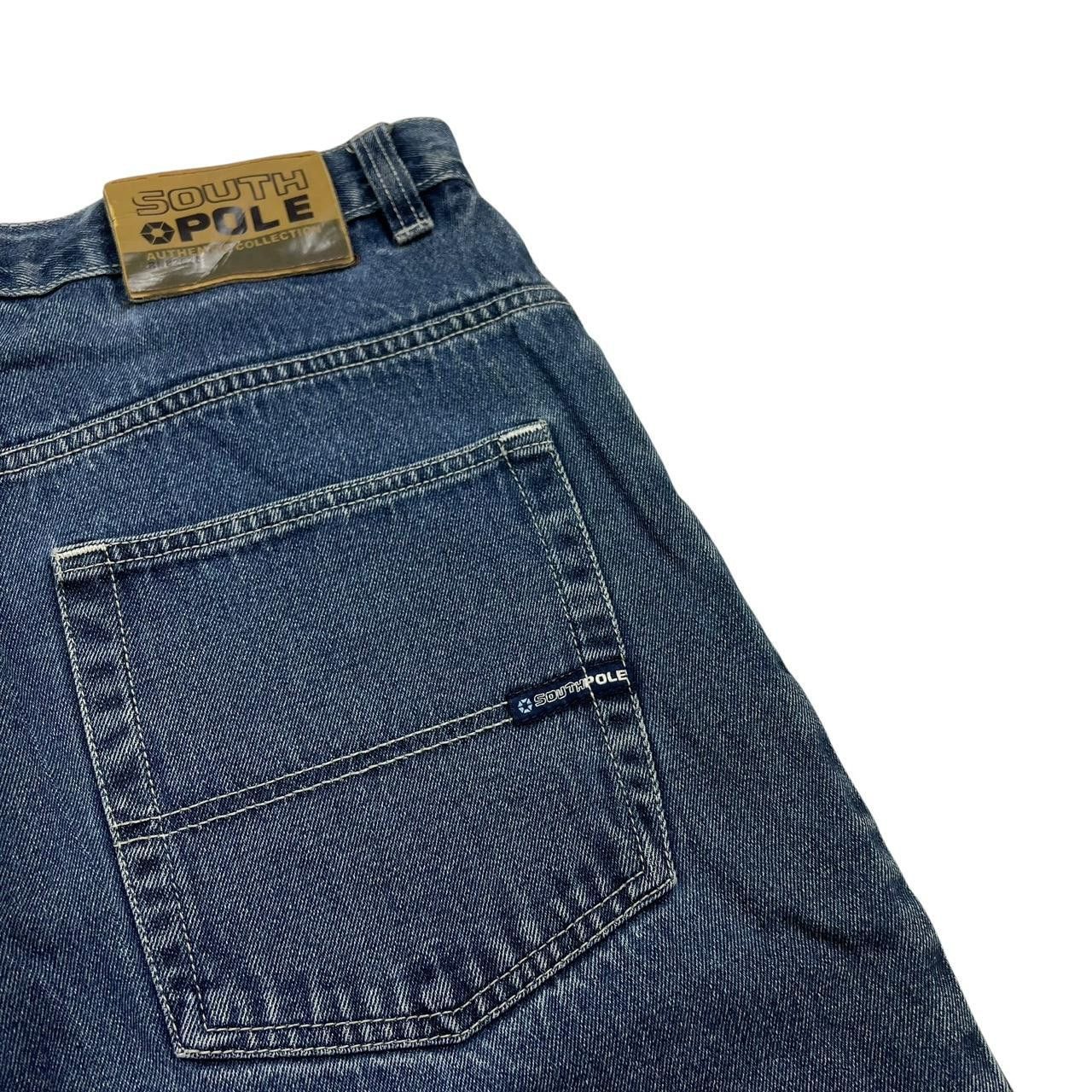 Southpole Vintage Southpole Denim Embroidered Shorts / Jorts Waist 36 Size US 36 / EU 52 - 3 Thumbnail