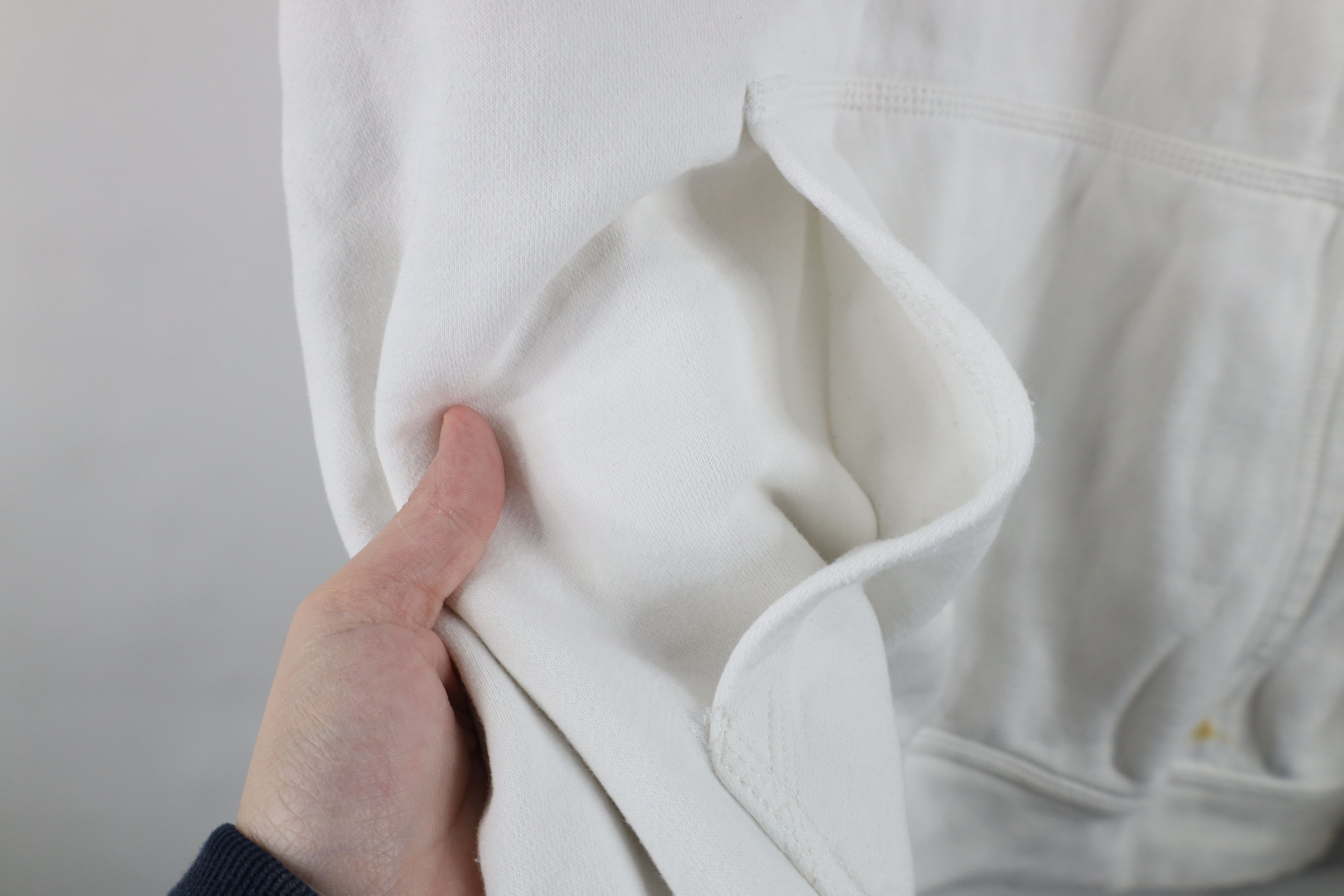Nike × Vintage Vintage Nike Scott Mini Swoosh Hoodie Sweatshirt White Size US XL / EU 56 / 4 - 7 Thumbnail