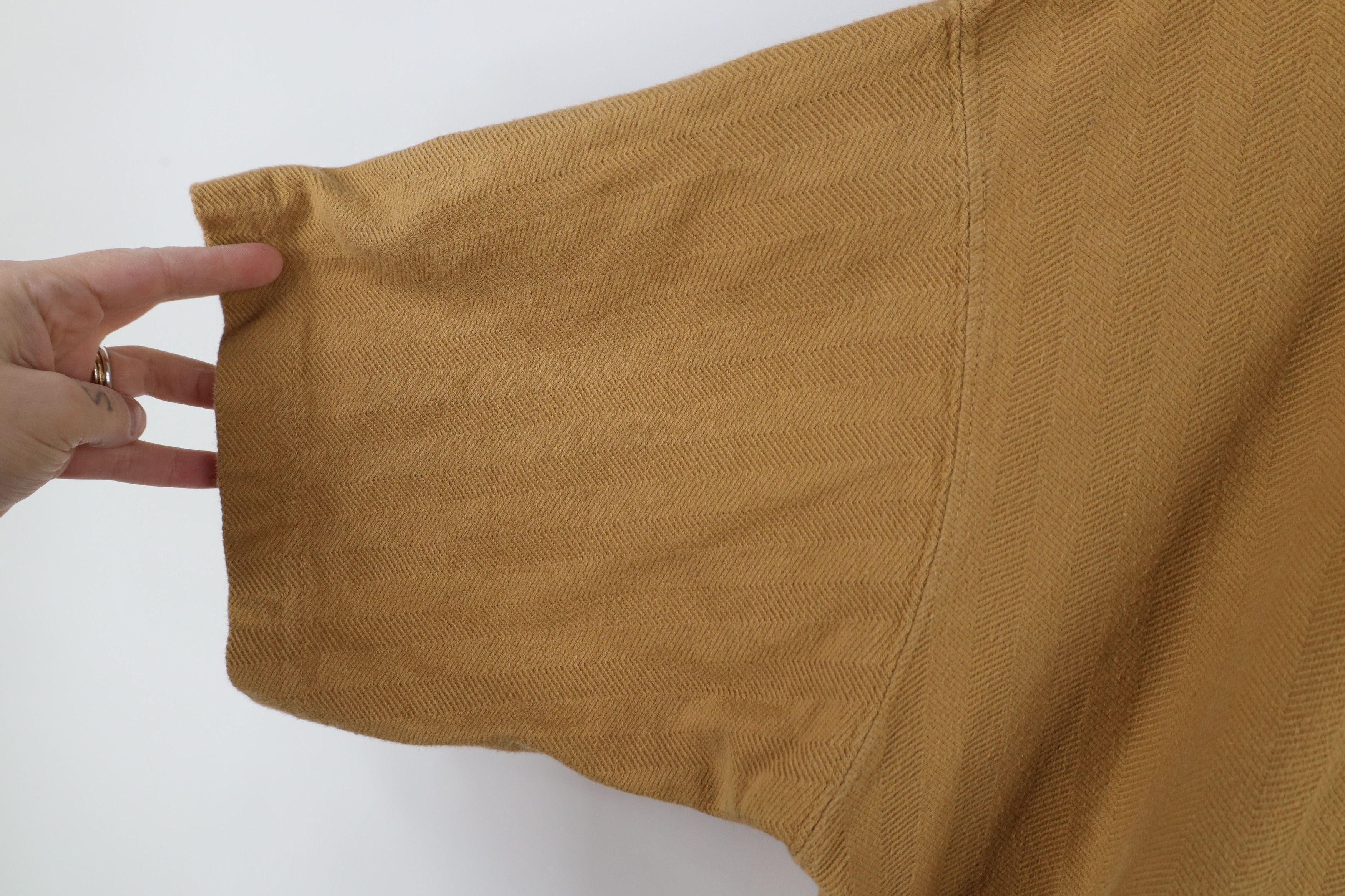 Carhartt × Vintage Vintage 90s Carhartt Herringbone Heavyweight Henley T-Shirt Size US XXL / EU 58 / 5 - 7 Thumbnail