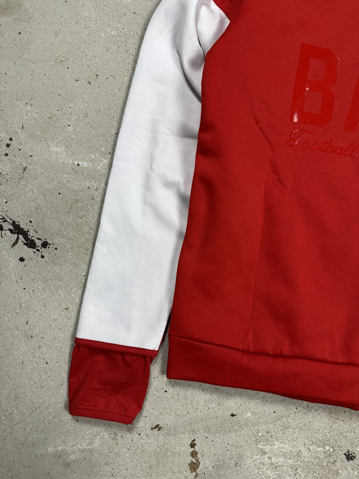 Vintage Vintage 2000s Zeus x Bari FC Red Training Top Sweatshirt Size US M / EU 48-50 / 2 - 11 Thumbnail