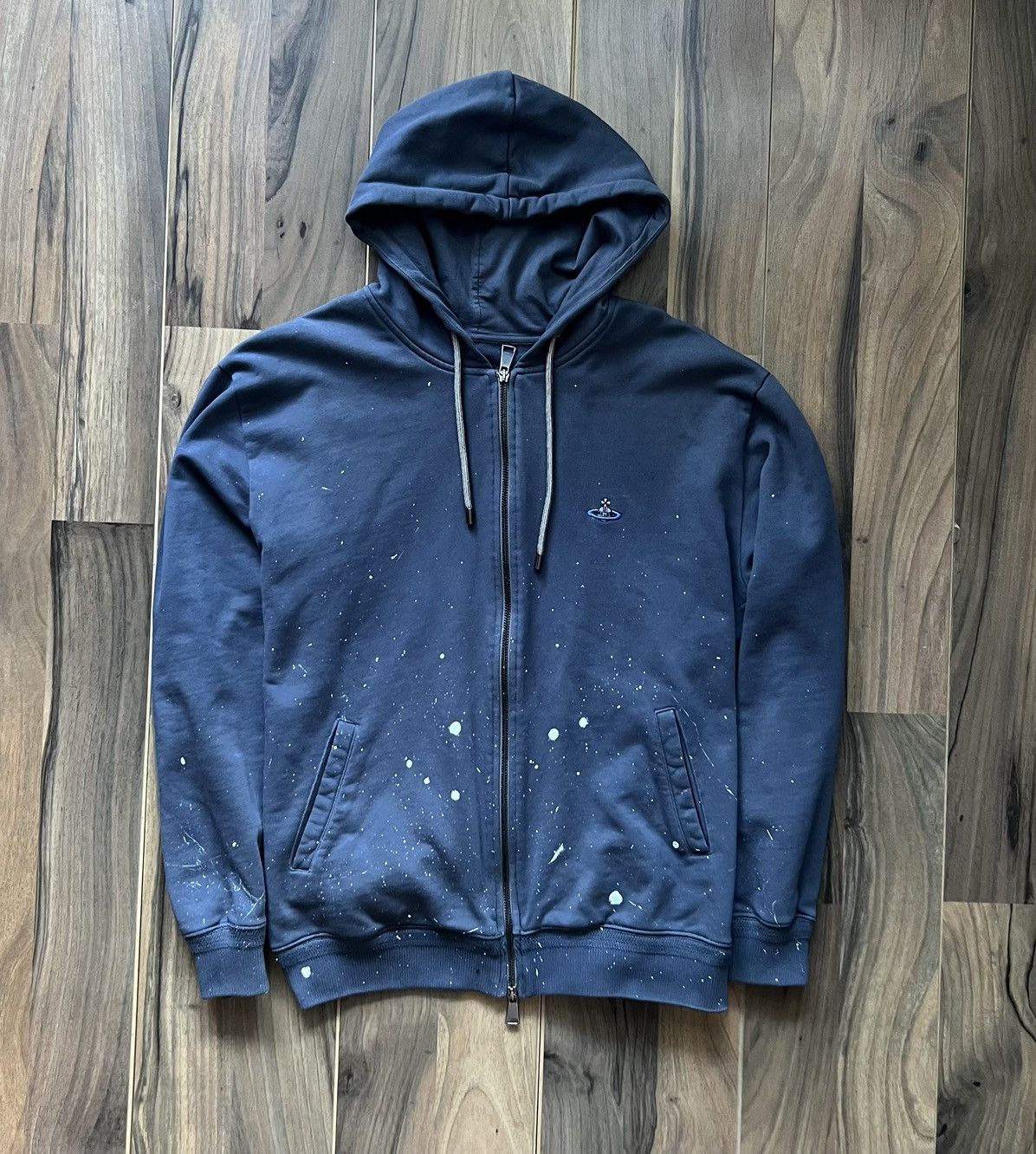 Vivienne Westwood Vivienne Westwood Custom Hoodie Zip Sweatshirt Size US L / EU 52-54 / 3 - 2 Thumbnail