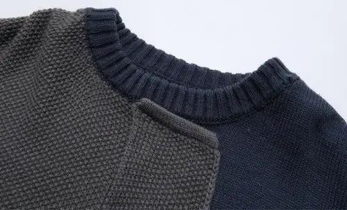 VIBE Retro punk grunge distressed patchwork knitwear sweater Size US XL / EU 56 / 4 - 5 Thumbnail