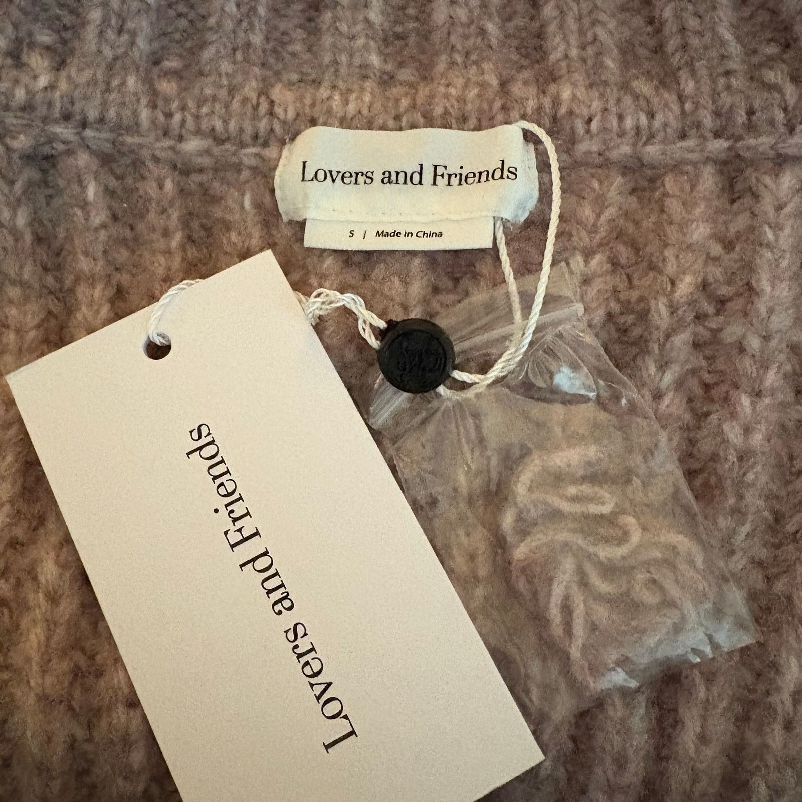 Other Lovers + Friends Cropped Cable Knit Turtleneck Sweater Small Size S / US 4 / IT 40 - 5 Thumbnail