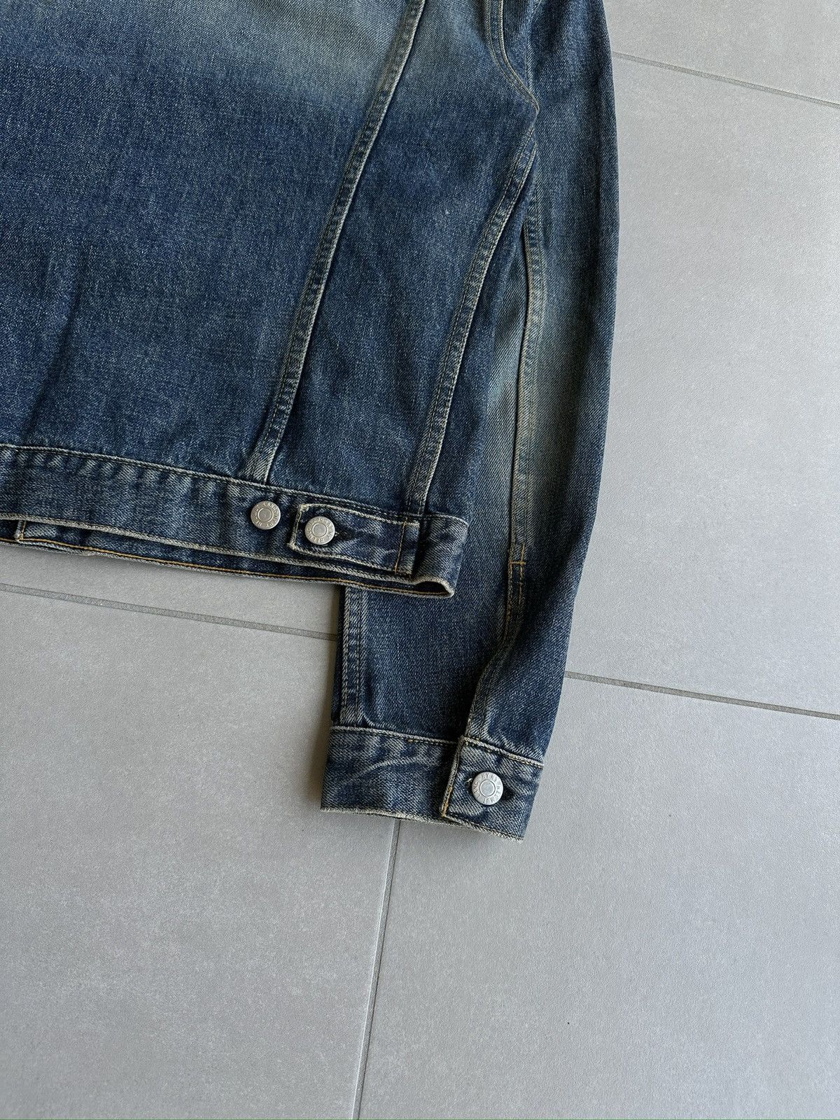 Helmut Lang Helmut Lang 2000s vintage dark denim classic 2 pocket jacket Size US M / EU 48-50 / 2 - 6 Thumbnail