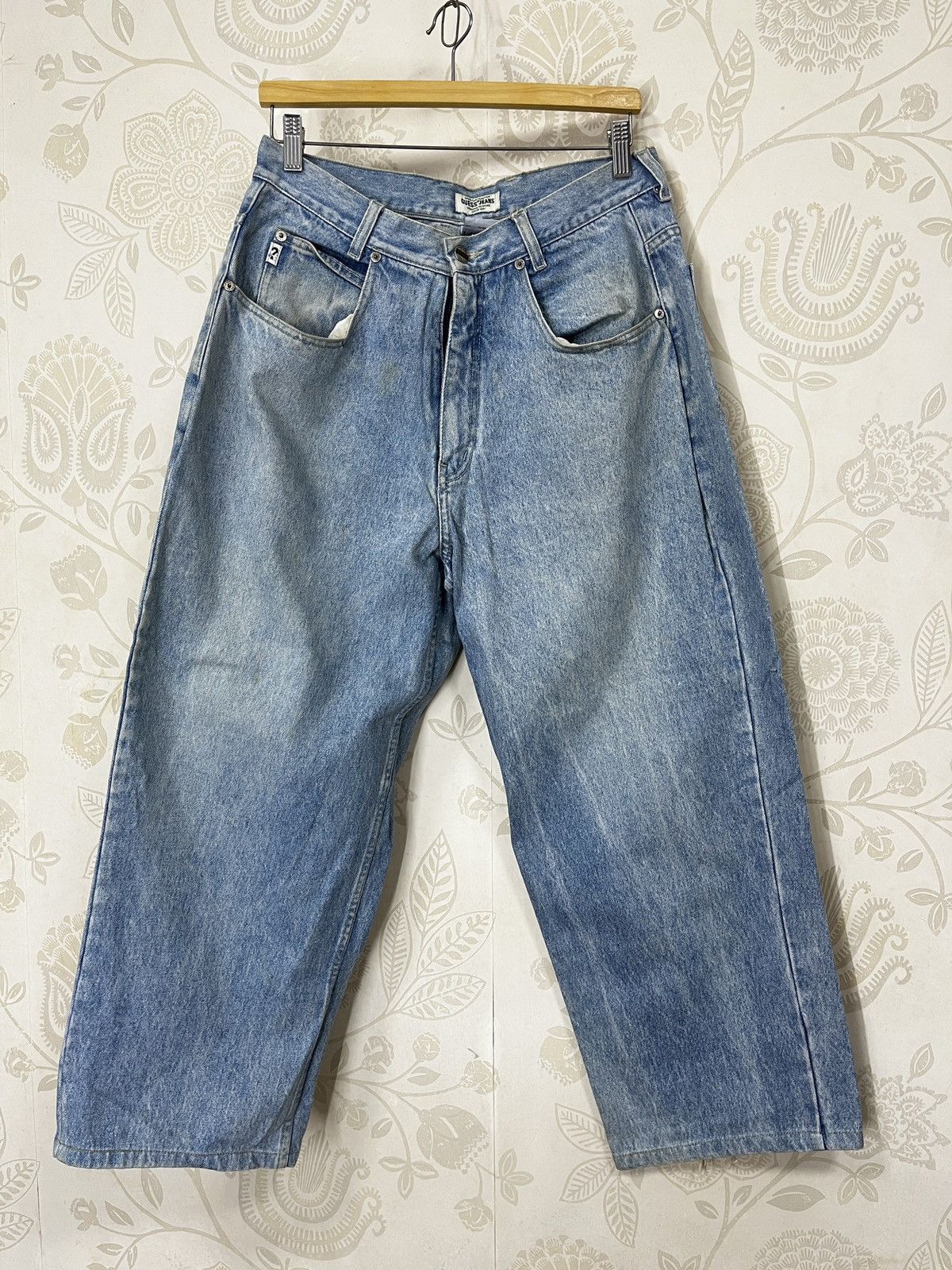 Guess × Vintage Vintage 90s GUESS USA Baggy Denim Size US 32 / EU 48 - 4 Thumbnail