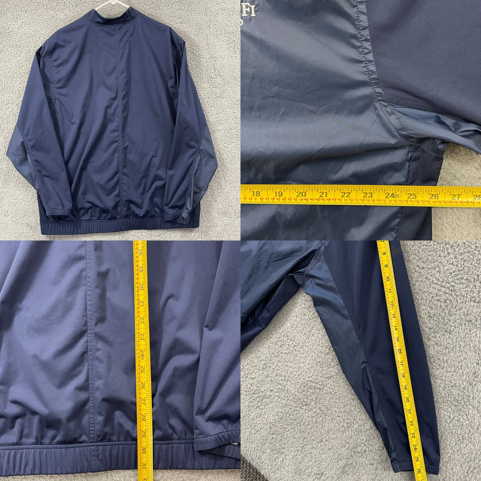 Nike Nike Shield Jacket Mens 2XL Blue Semper Fi Military Sport Zip Active Outdoor Windbreaker Jacket Size US XXL / EU 58 / 5 - 8 Thumbnail