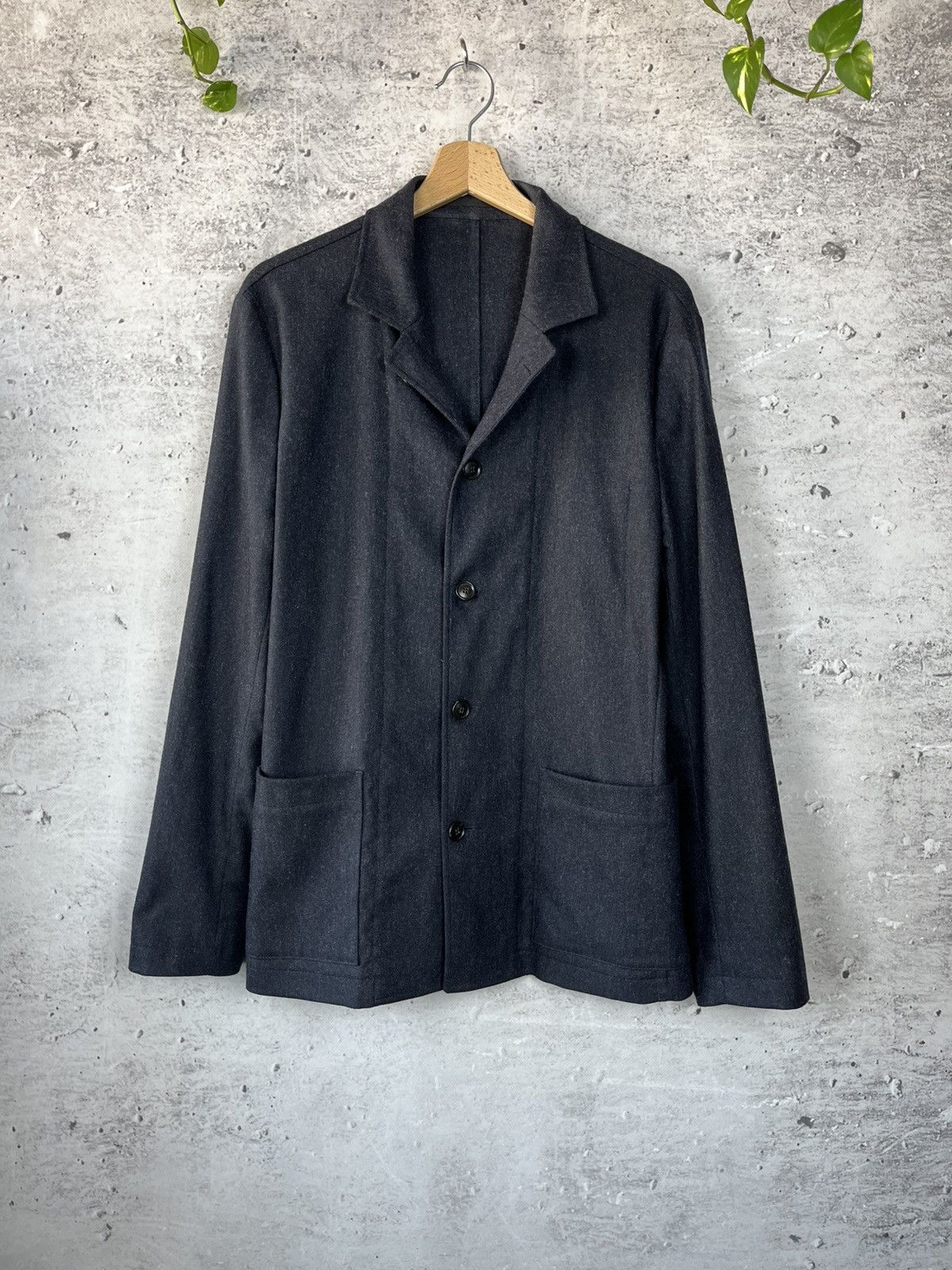 Designer × Tiger of Sweden Tiger Of Sweden - Jimmie Leisure Blazer Shirt Navy Size US M / EU 48-50 / 2 - 1 Thumbnail
