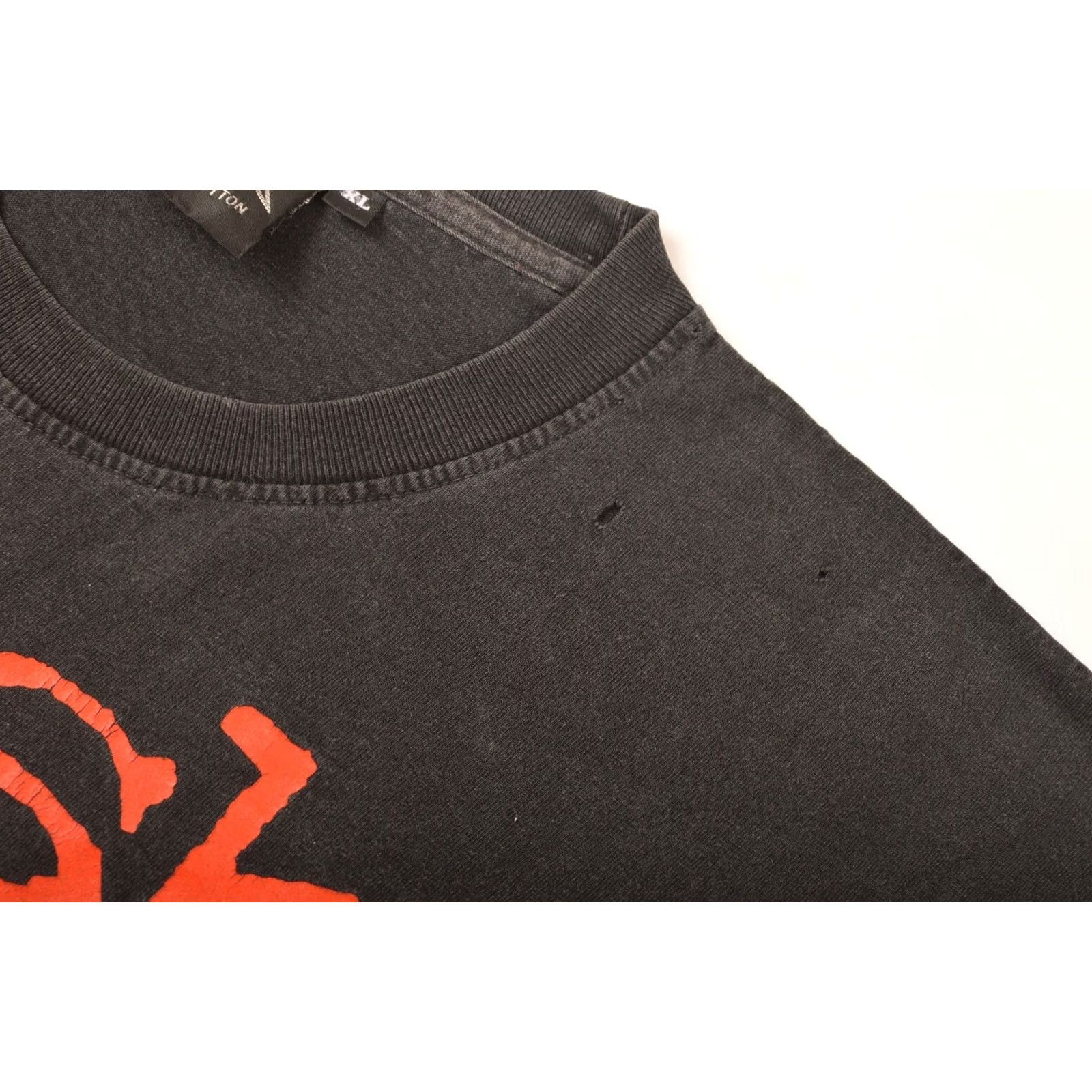 Vintage VINTAGE Distressed PK Sports Slash Ain't Life Grand Rock T-Shirt XL Black Mens Short Sleeve 100% Cotton PK Sports Shirt Size US XL / EU 56 / 4 - 4 Thumbnail