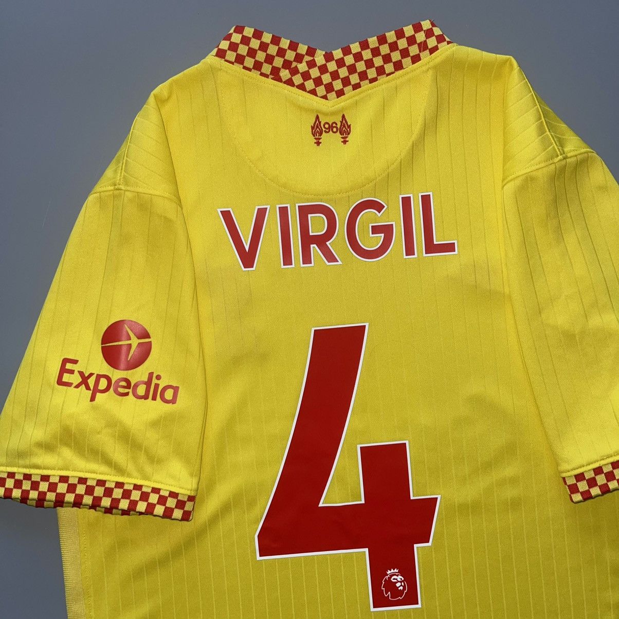 Nike × Vintage LIVERPOOL NIKE 2021/2022 FOOTBALL THIRD JERSEY #4 VIRGIL Size US M / EU 48-50 / 2 - 9 Thumbnail