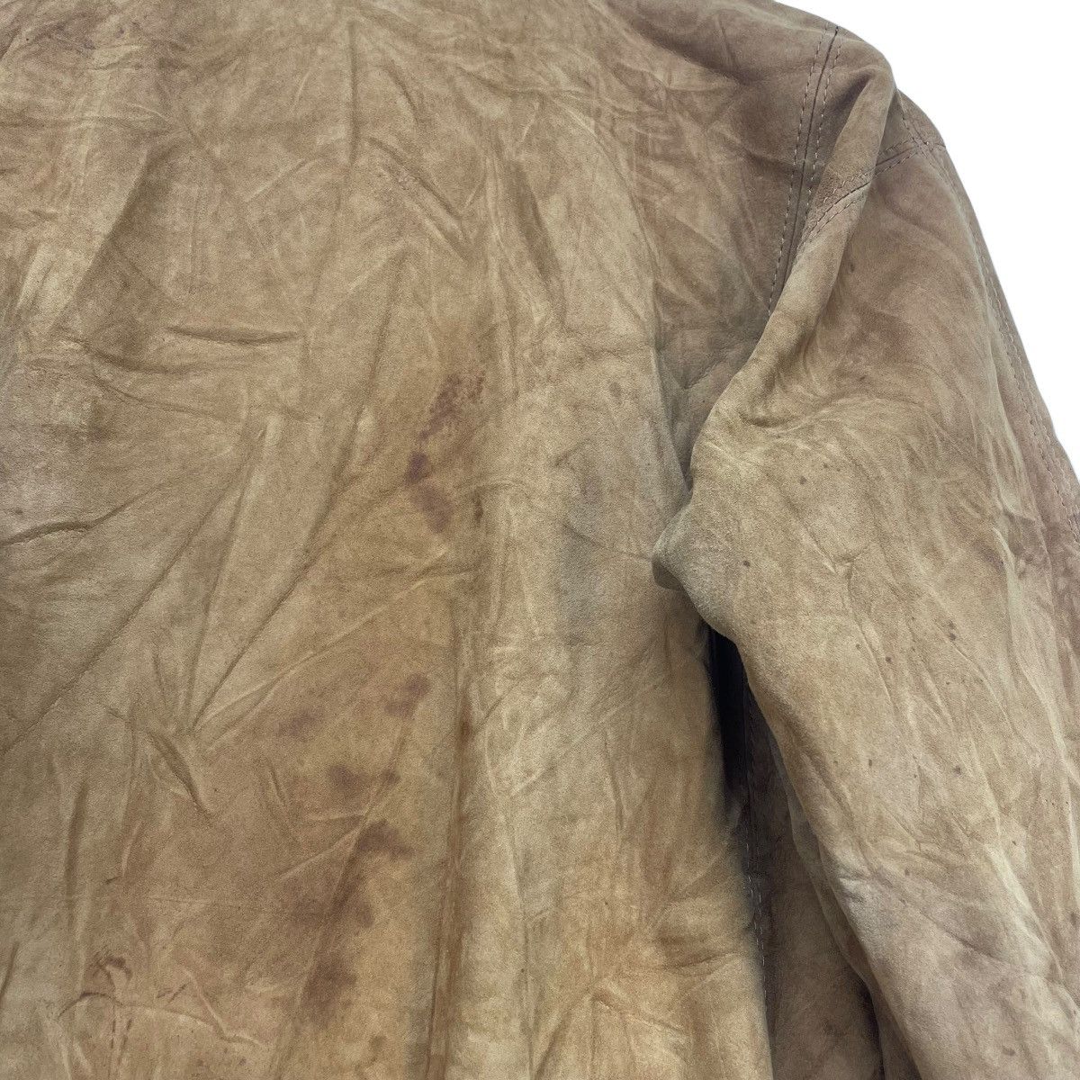 Genuine Leather × Leather × Vintage Japannese Brand Bomber 90s Leather Jacket Size US S / EU 44-46 / 1 - 4 Thumbnail