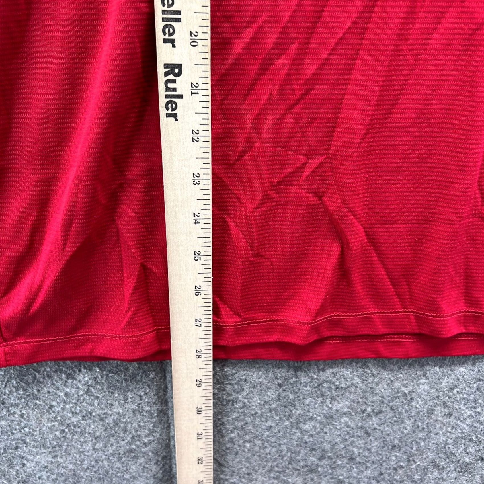 Vintage VINTAGE Reel Legends Shirt Mens Large Red Crewneck Freeline Fit Performance Polyester Shirt Size US L / EU 52-54 / 3 - 6 Thumbnail