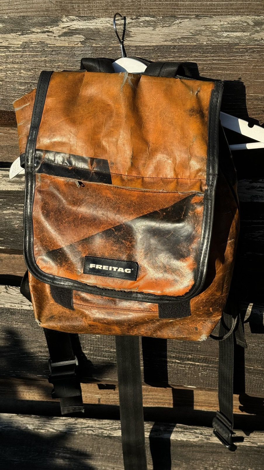 Freitag Freitag big backpack bag orange / black Size ONE SIZE - 14 Thumbnail