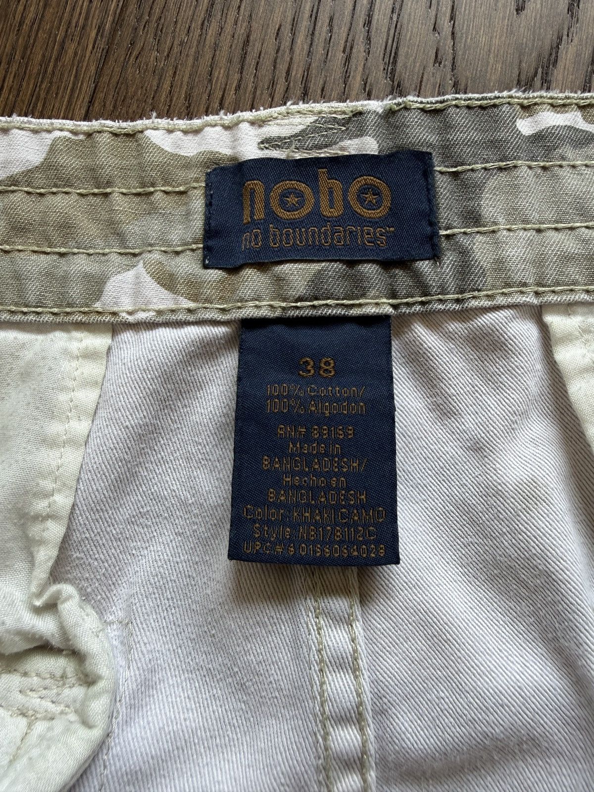 Vintage Vintage Y2K No Boundaries Dragon Camo Cargo Shorts Size US 38 / EU 54 - 8 Thumbnail
