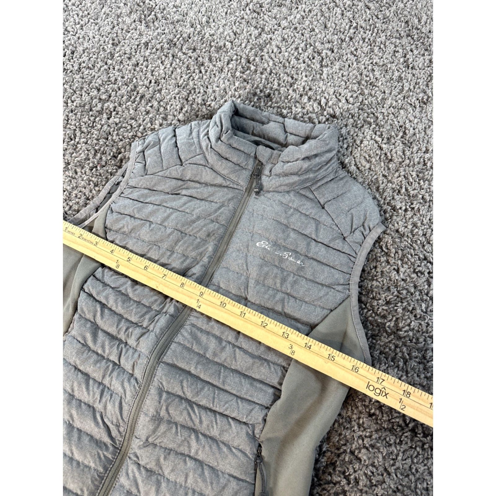 Eddie Bauer Eddie Bauer First Ascent StormDown 800 Vest Women PS Gray Puffer Full Zip EUC Size S / US 4 / IT 40 - 3 Thumbnail