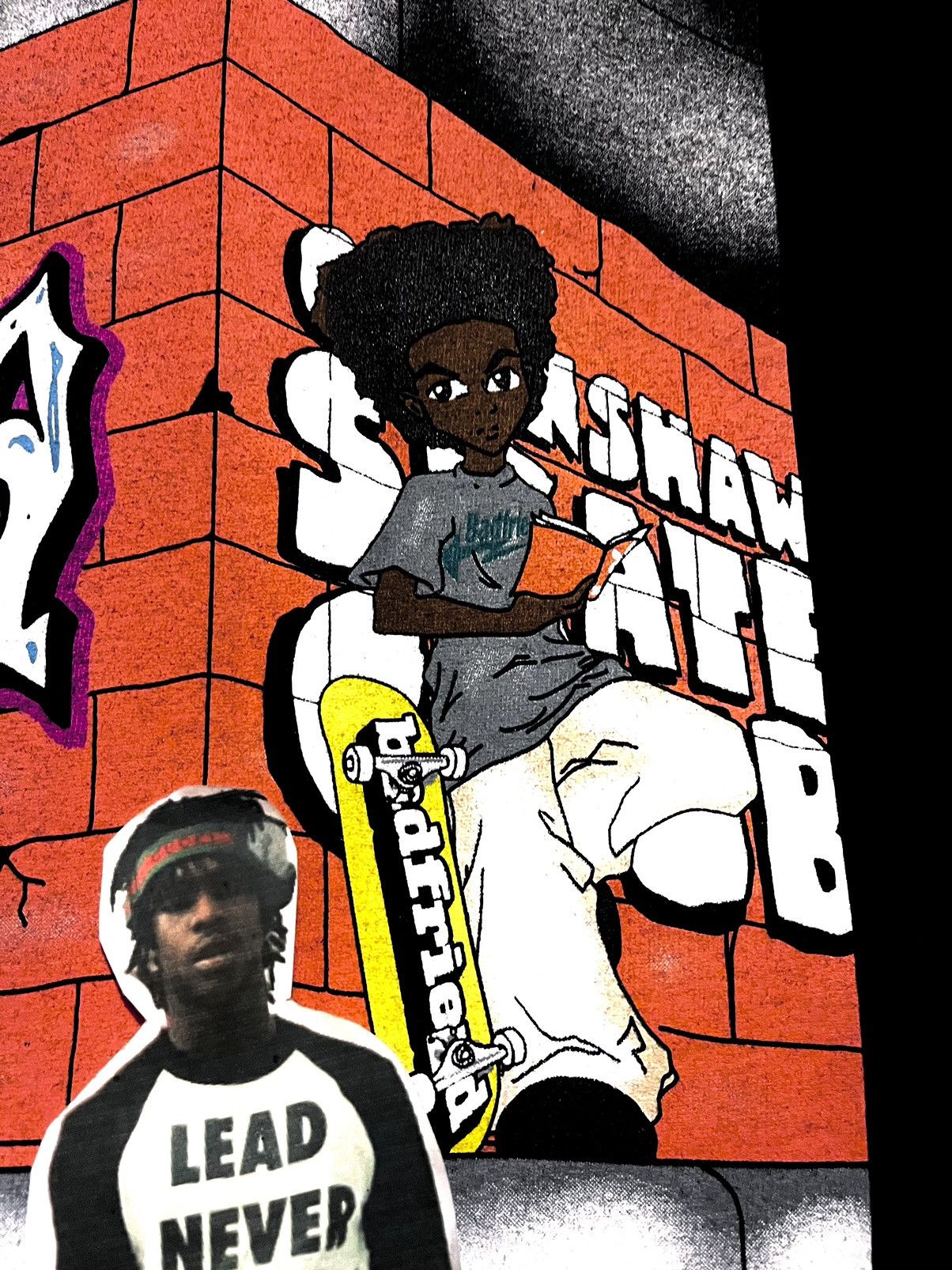 Badfriend × Crenshaw × Nike Crenshaw Skate Club x Badfriend Boondocks Tee (Black) Size US XL / EU 56 / 4 - 4 Thumbnail