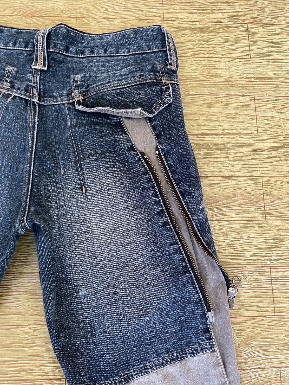 PPFM Very Rare Vintage Brand PPFM Tactical Bondage Jeans 1990s Size US 30 / EU 46 - 12 Thumbnail