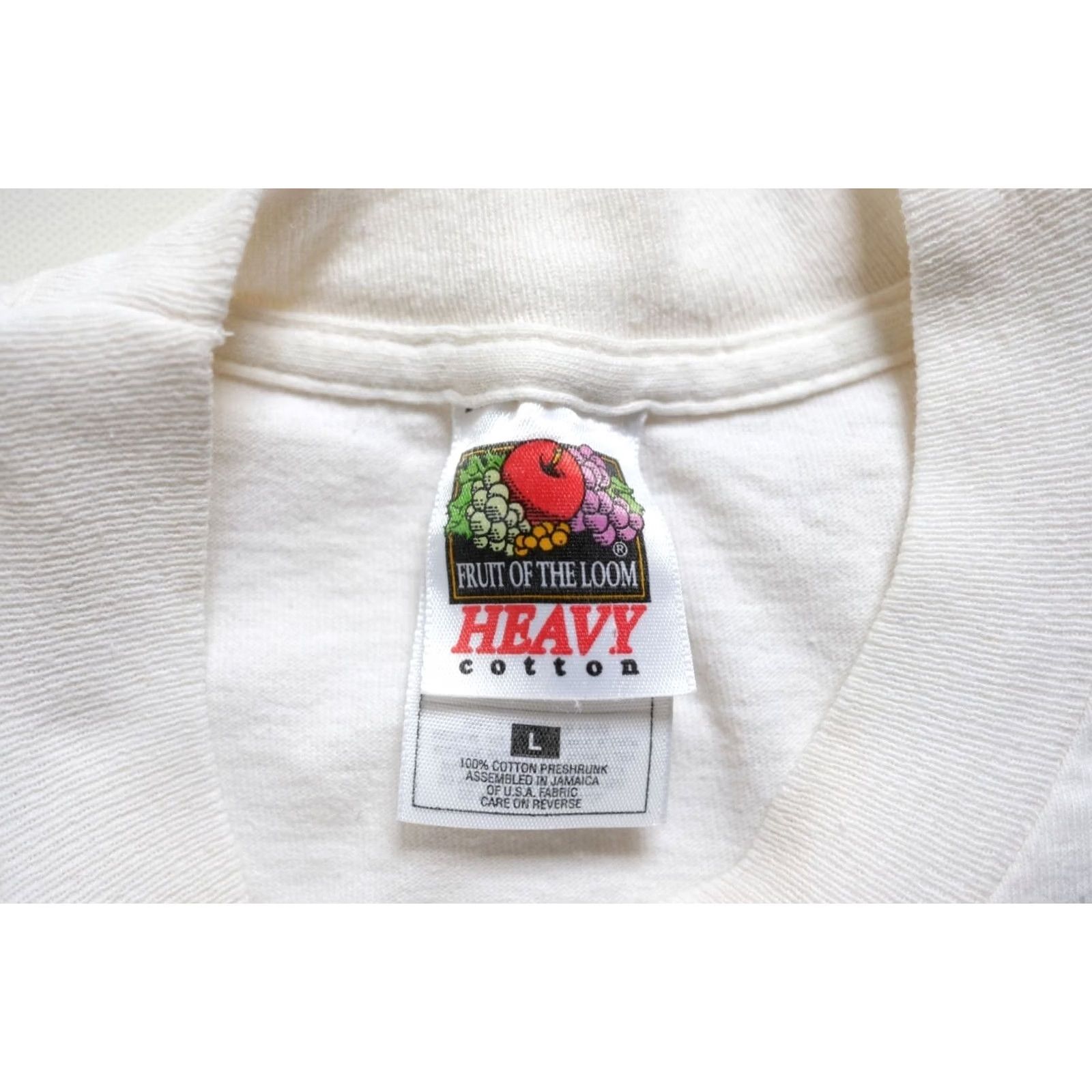 Fruit Of The Loom VINTAGE Fruit of the Loom GOD ANIMAL BIRD HOUSE LORD PROVIDES GRAPHIC COTTON T SHIRT L Men Short Sleeve Crew Neck White 28" Length Regular Size L Size US L / EU 52-54 / 3 - 7 Thumbnail