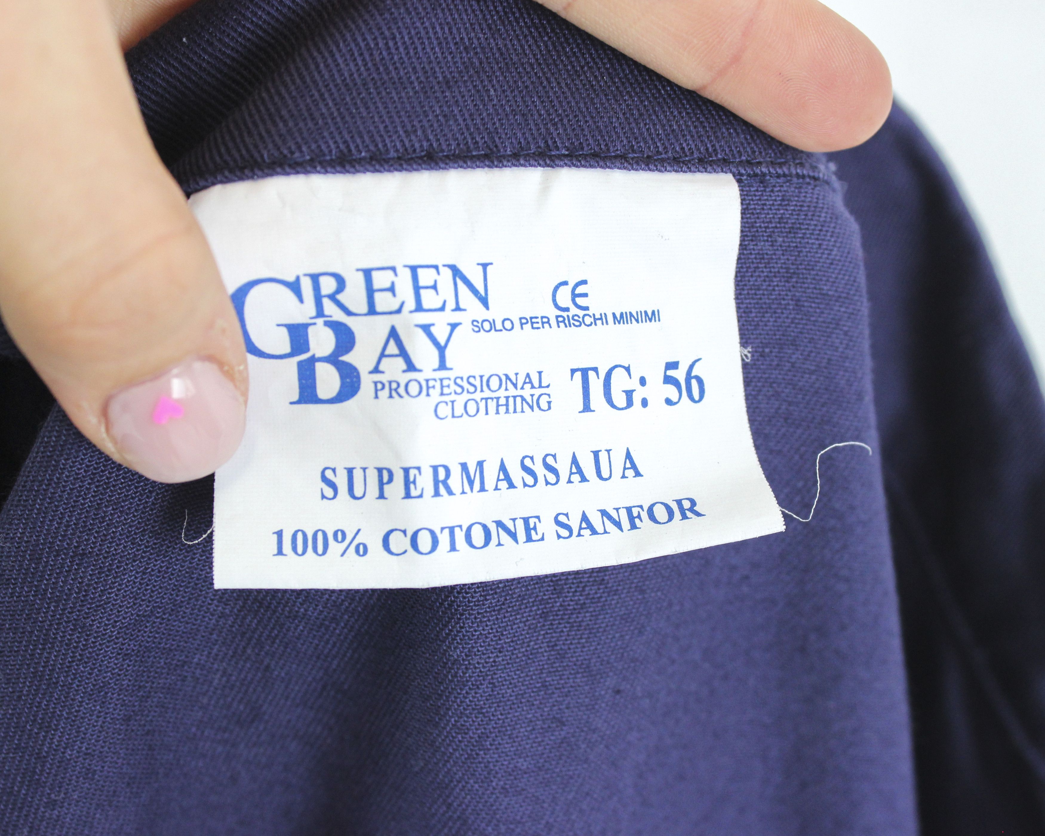 Other Green Bay Sanfor Mens 2XL Jumpsuit Boilersuit EU 56 Coverall Size US 40 / EU 56 - 6 Thumbnail