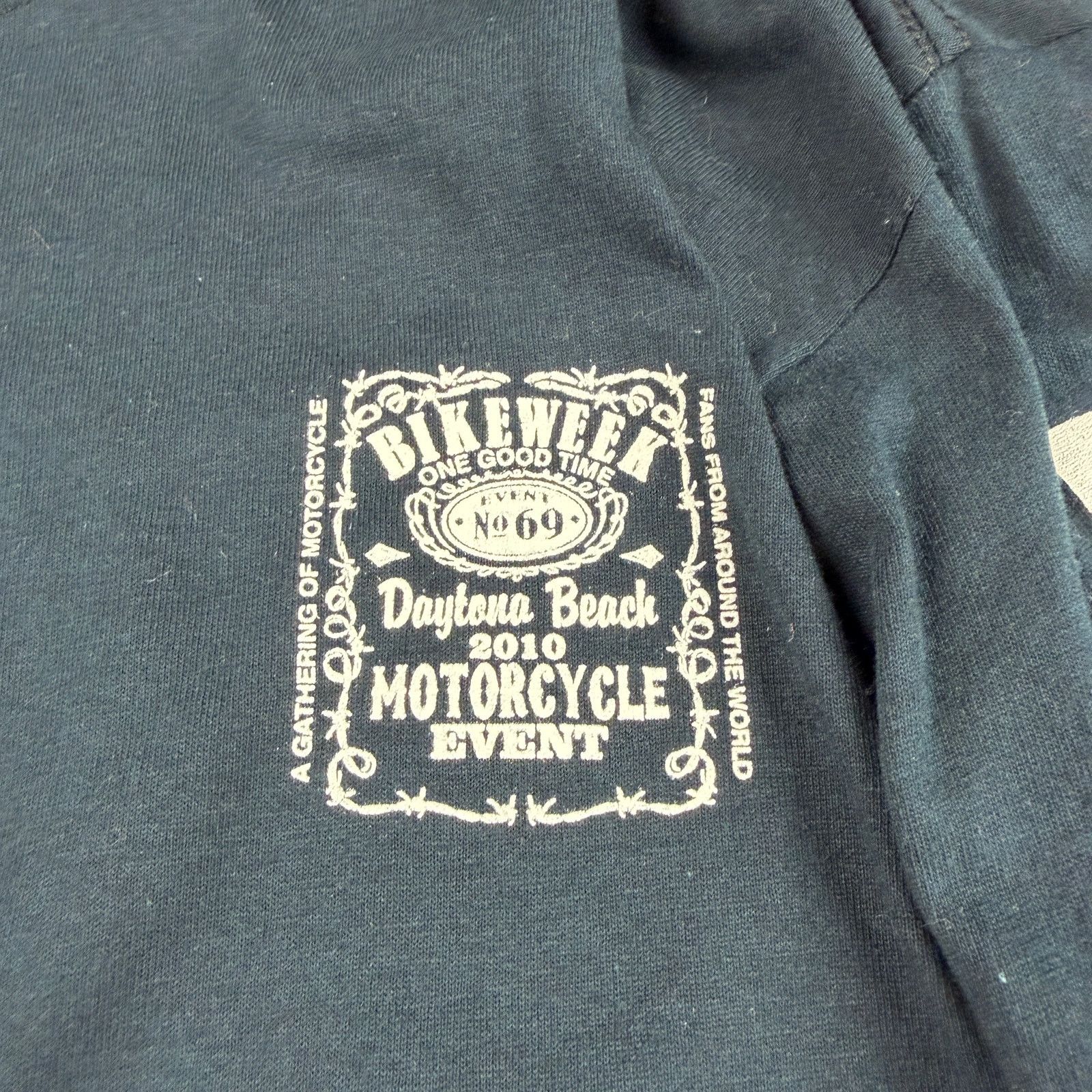 Gildan Dayton Bike Week 2010 Skulls Jack Daniels Print Size Medium Size US M / EU 48-50 / 2 - 3 Thumbnail