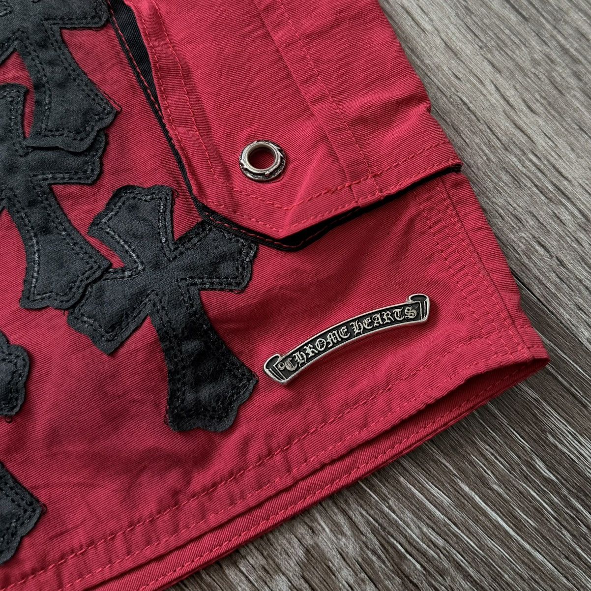 Chrome Hearts Chrome Hearts Cross Patch Shorts 1 of 1 RARE 100% Authentic Size US 32 / EU 48 - 5 Thumbnail