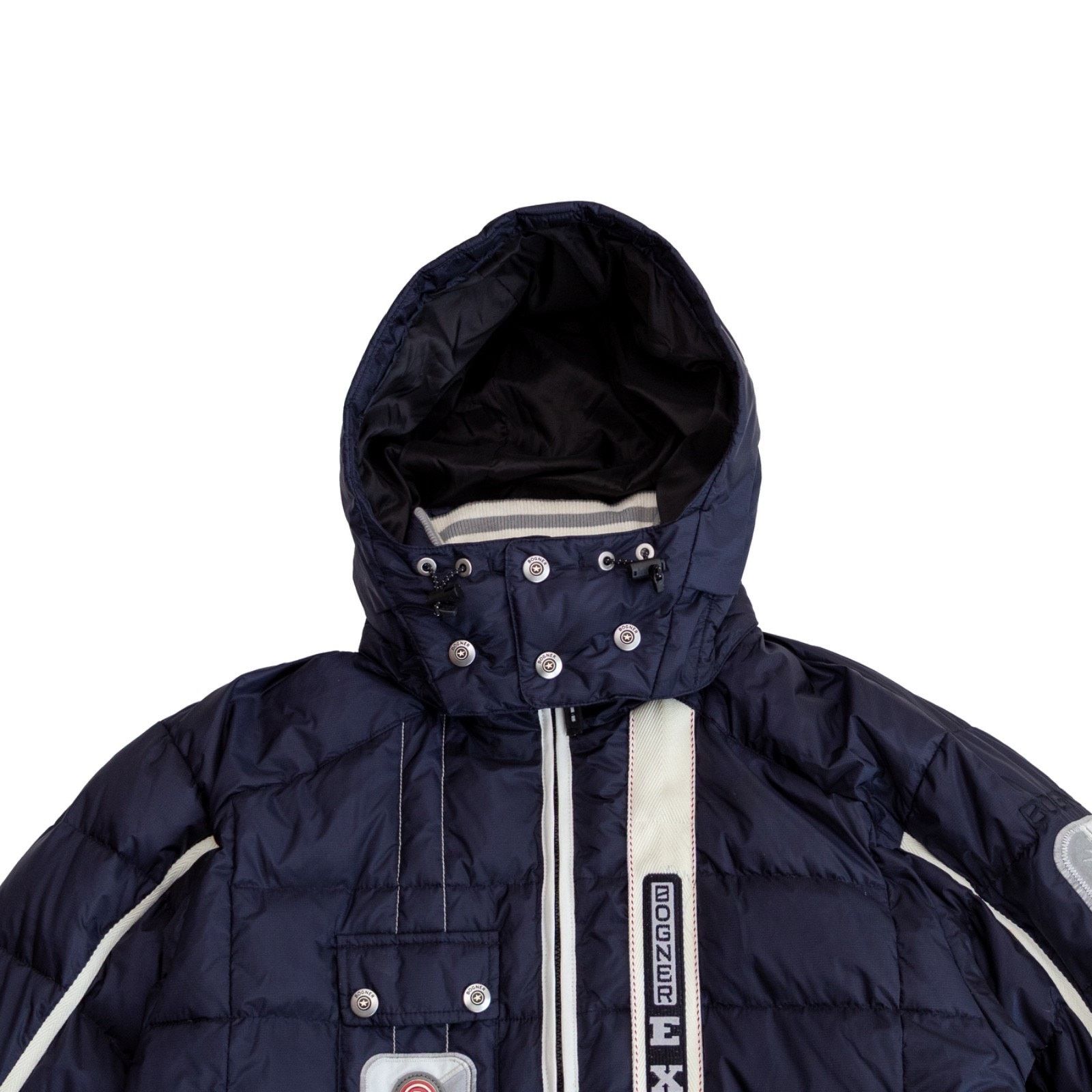 Bogner Bogner EXP Mens Ski Jacket Navy Down Puffer Hooded Sami SZ L Size US L / EU 52-54 / 3 - 4 Thumbnail