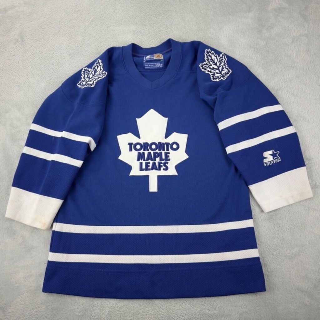 Starter Vintage Starter Toronto Youth Size S/M Maple Leafs Blue Hock Size US S / EU 44-46 / 1 - 1 Thumbnail