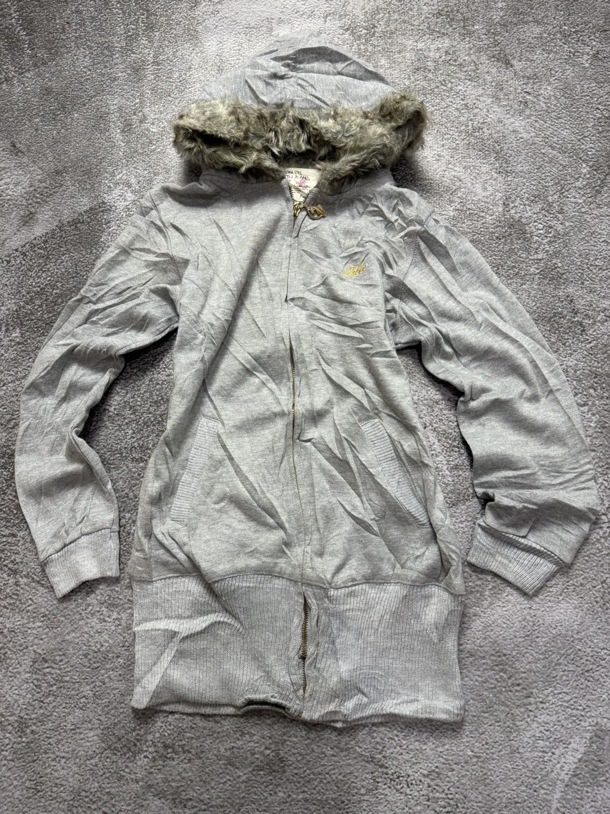 5351 POUR LES HOMMES Vintage style tbj jeans fur hoodie Size US S / EU 44-46 / 1 - 1 Thumbnail