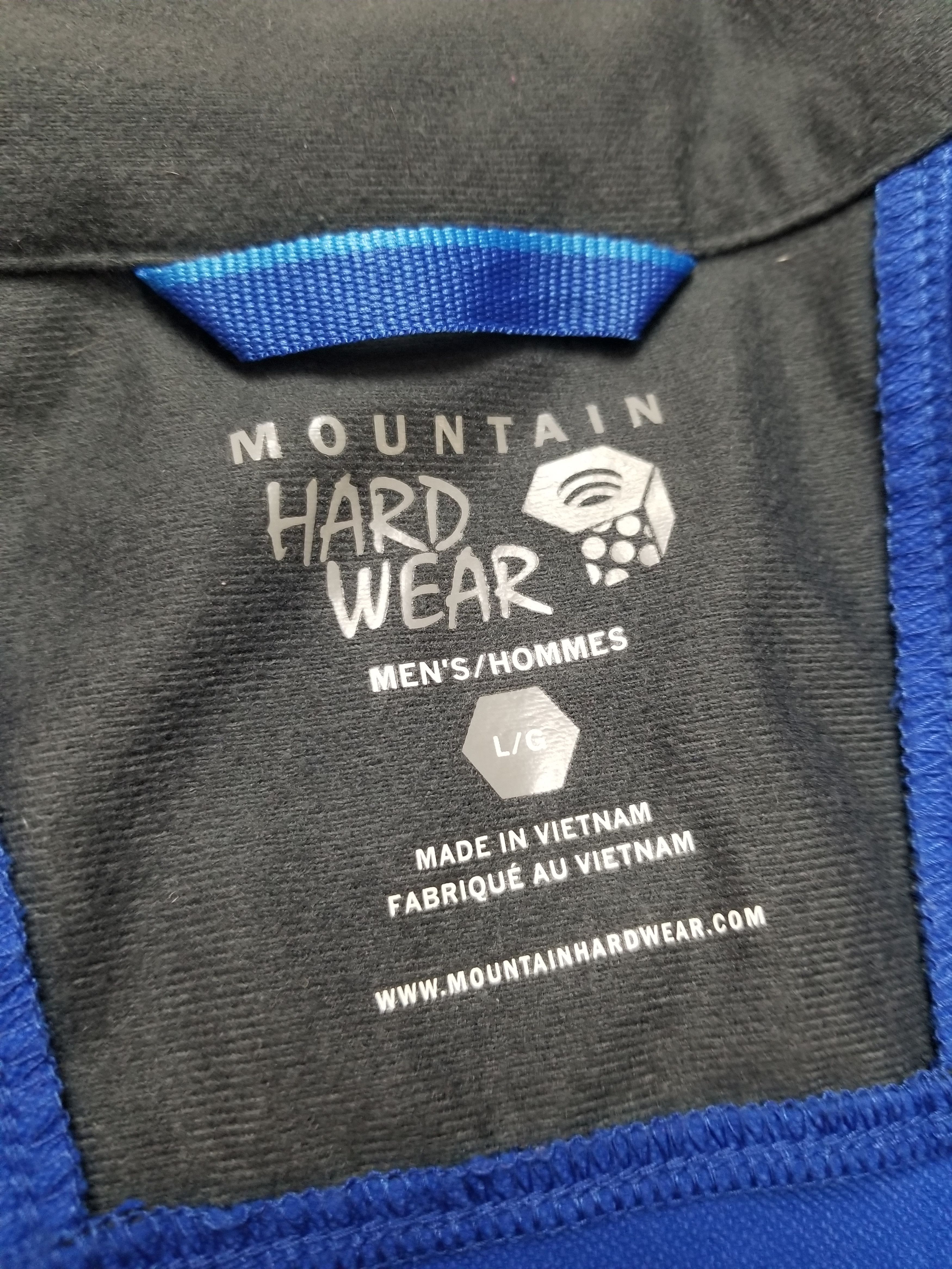Mountain Equipment Company Mountain Hardwear Lightweight Blue Softshell Packable Jacket Size US L / EU 52-54 / 3 - 20 Thumbnail