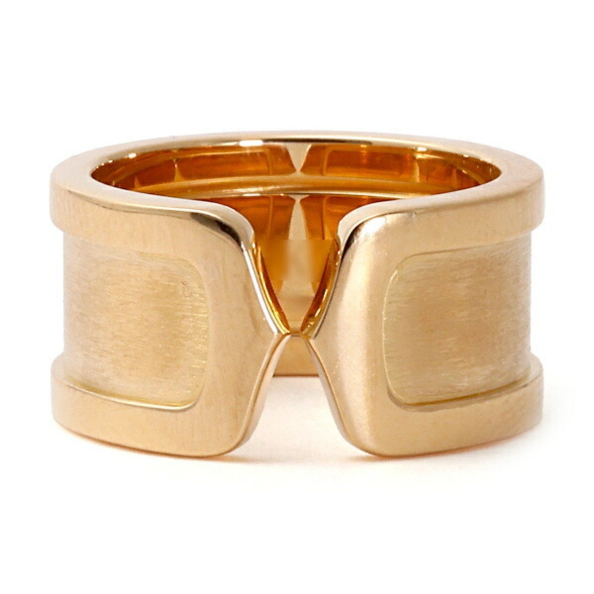 image of Cartier 2C Lm K18Yg Yellow Gold Ring J381593, Women's