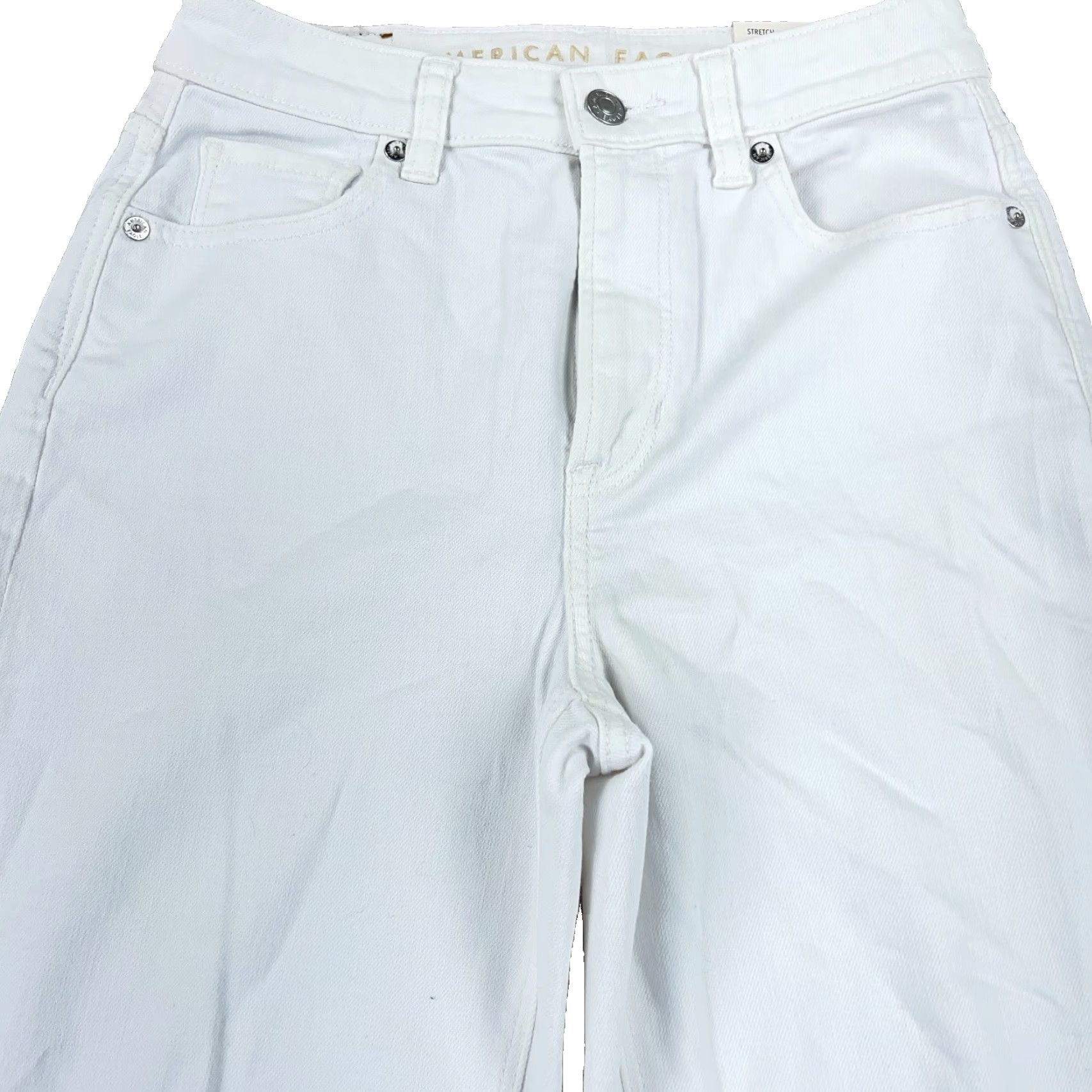 American Eagle Outfitters American Eagle Outfitters Mom Jeans Women 0 Cool White High Rise Denim Baggy Loose 25x27 Size 0 Color White 80s 90s Grunge Retro Mom Womens Jeans Size 25" / US 0 / IT 36 - 5 Thumbnail