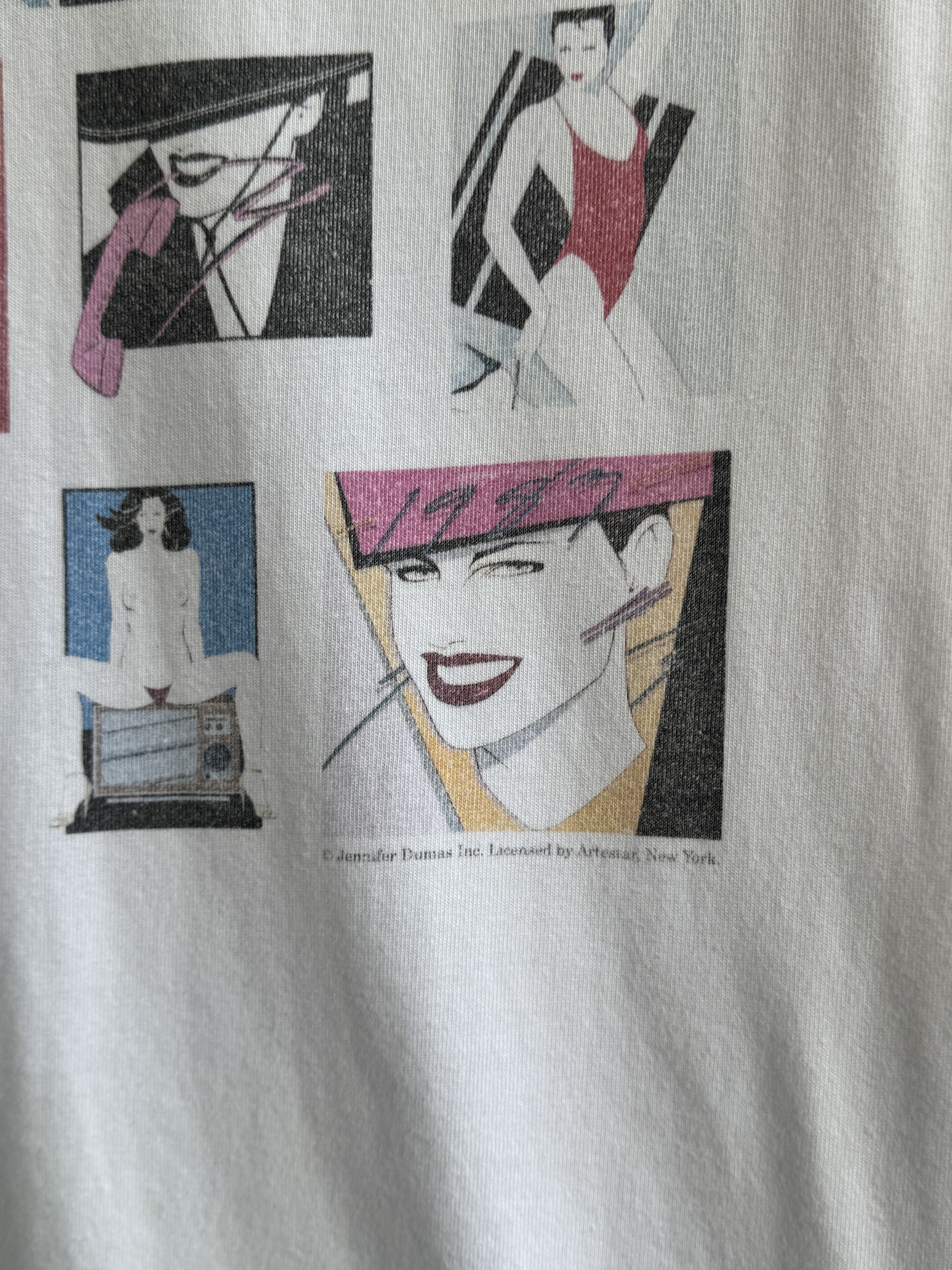 Vintage Jennifer Dumas By Artestar Vintage T-Shirt Size US XL / EU 56 / 4 - 3 Thumbnail