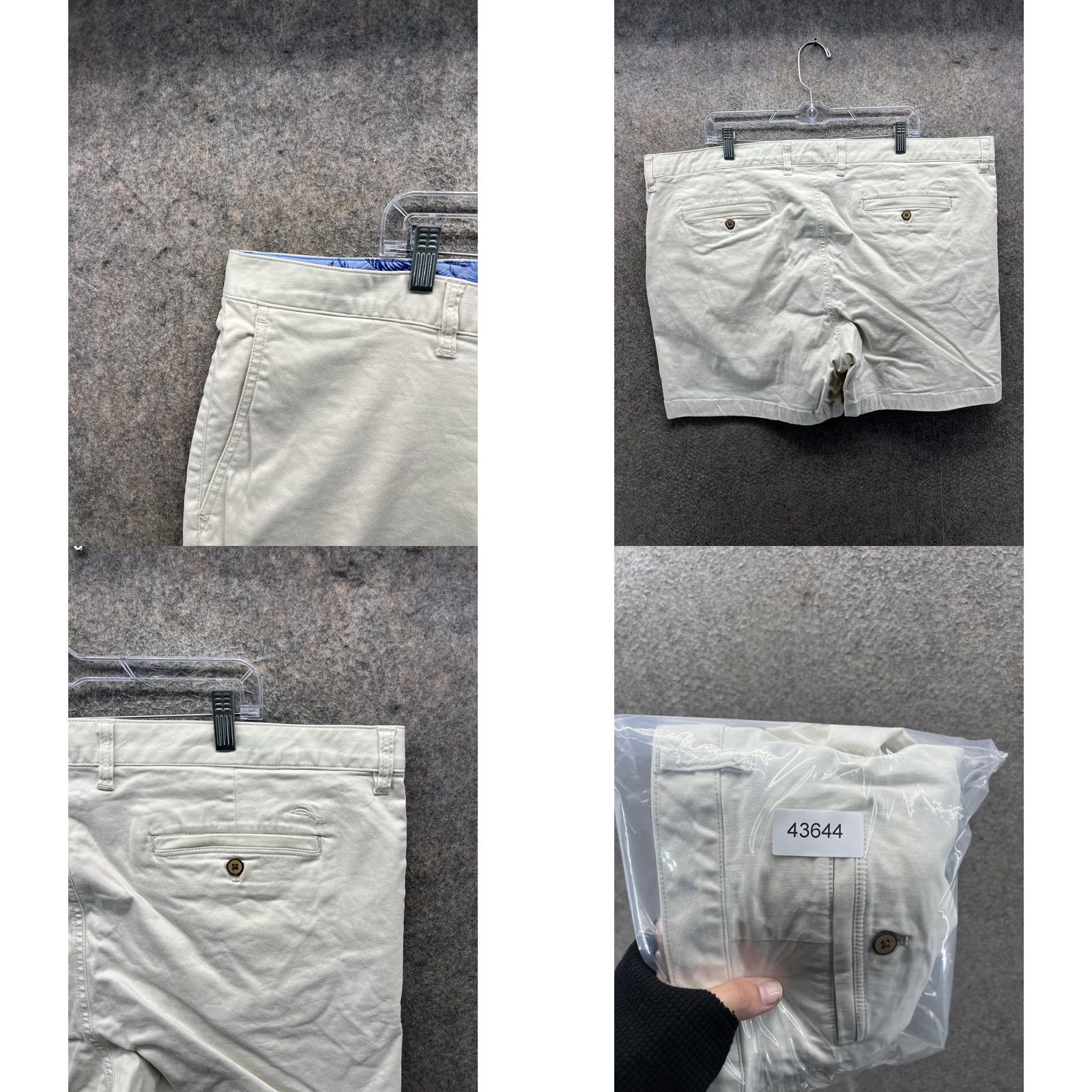 Tommy Bahama Tommy Bahama Shorts Mens 44 Beige Canvas Stretch Chino 7 Inseam Casual Summer Men’s Size 44 Beige Canvas Stretch Chino Shorts Size US 44 / EU 60 - 8 Thumbnail