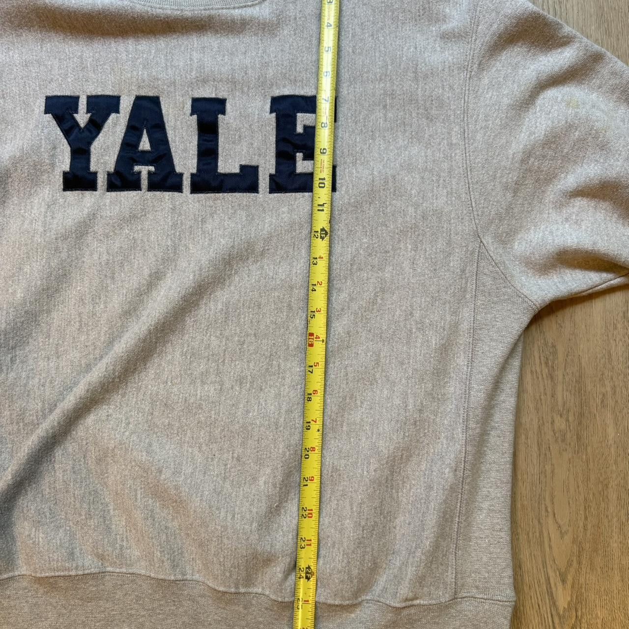 Champion 90s YALE Champion Reverse Weave navy grey crewneck Size US XL / EU 56 / 4 - 6 Thumbnail