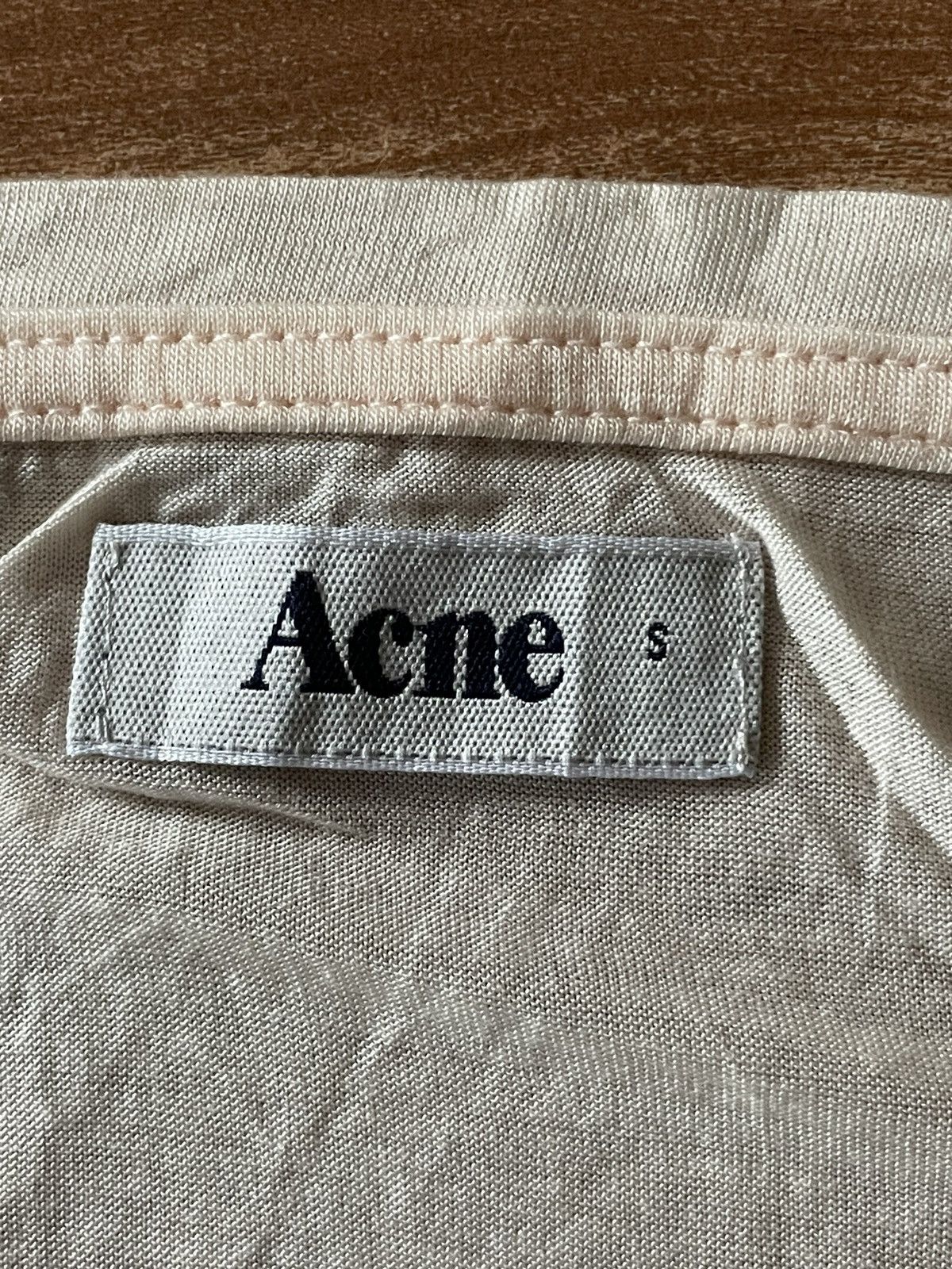 Acne Studios Acne Wonder Tencel Tshirt Size US S / EU 44-46 / 1 - 4 Thumbnail