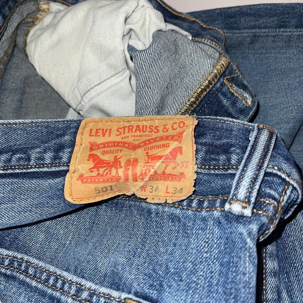Levi's levis vintage 501 baggy y2k w34l34 Size US 34 / EU 50 - 14 Thumbnail
