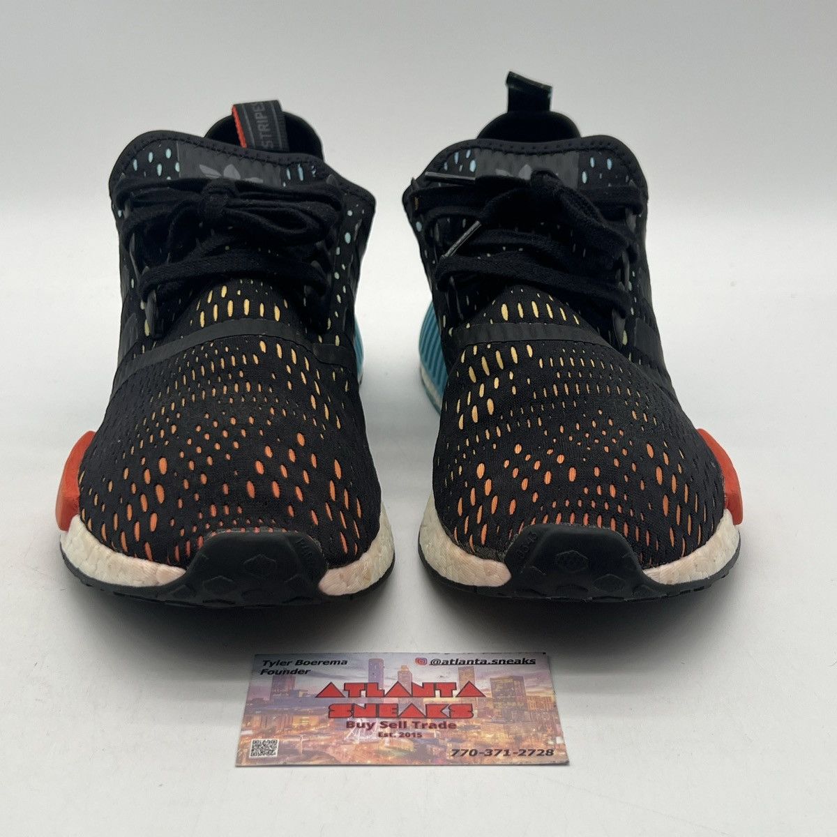 Adidas NMD R1 rainbow Size US 12 / EU 45 - 2 Thumbnail