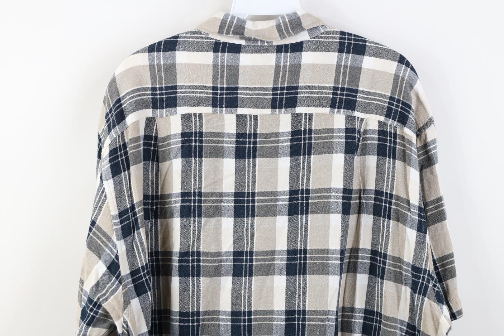 Nautica Vintage Nautica Gabardine Collared Button Down Shirt Plaid Size US XL / EU 56 / 4 - 10 Thumbnail