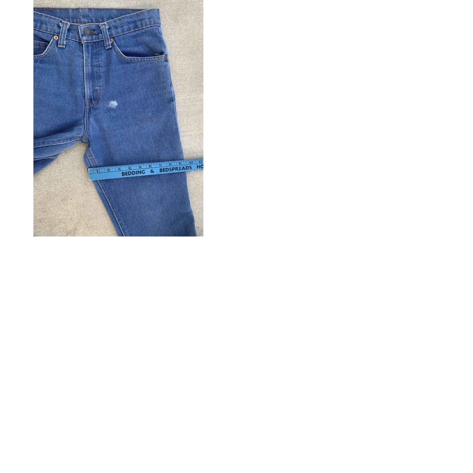 Levi's VINTAGE Levi’s Orange Tab Jeans SF 207 28 Waist 31.5 Inseam 70s 1970s Levis Rockabilly Denim Blue Jeans Mens Womens Size 28" / US 6 / IT 42 - 12 Thumbnail