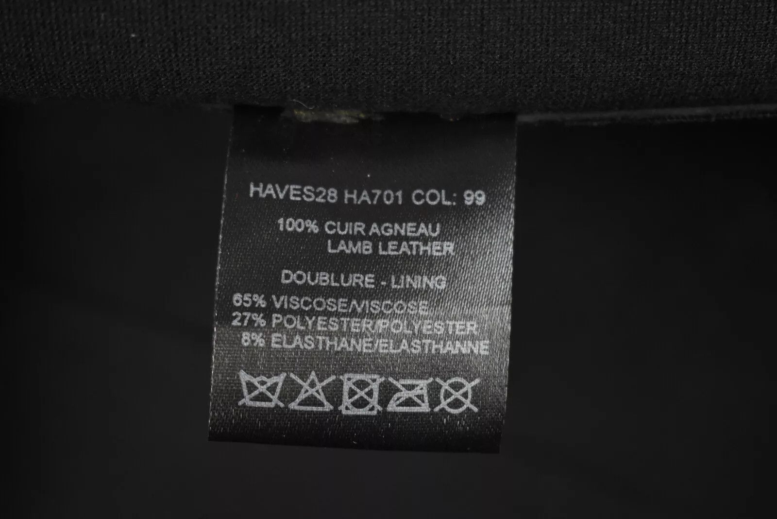 ZAPA ZAPA Jacket Men UK 38 Leather Rigid Buttons Faded Trucker Size US M / EU 48-50 / 2 - 7 Thumbnail