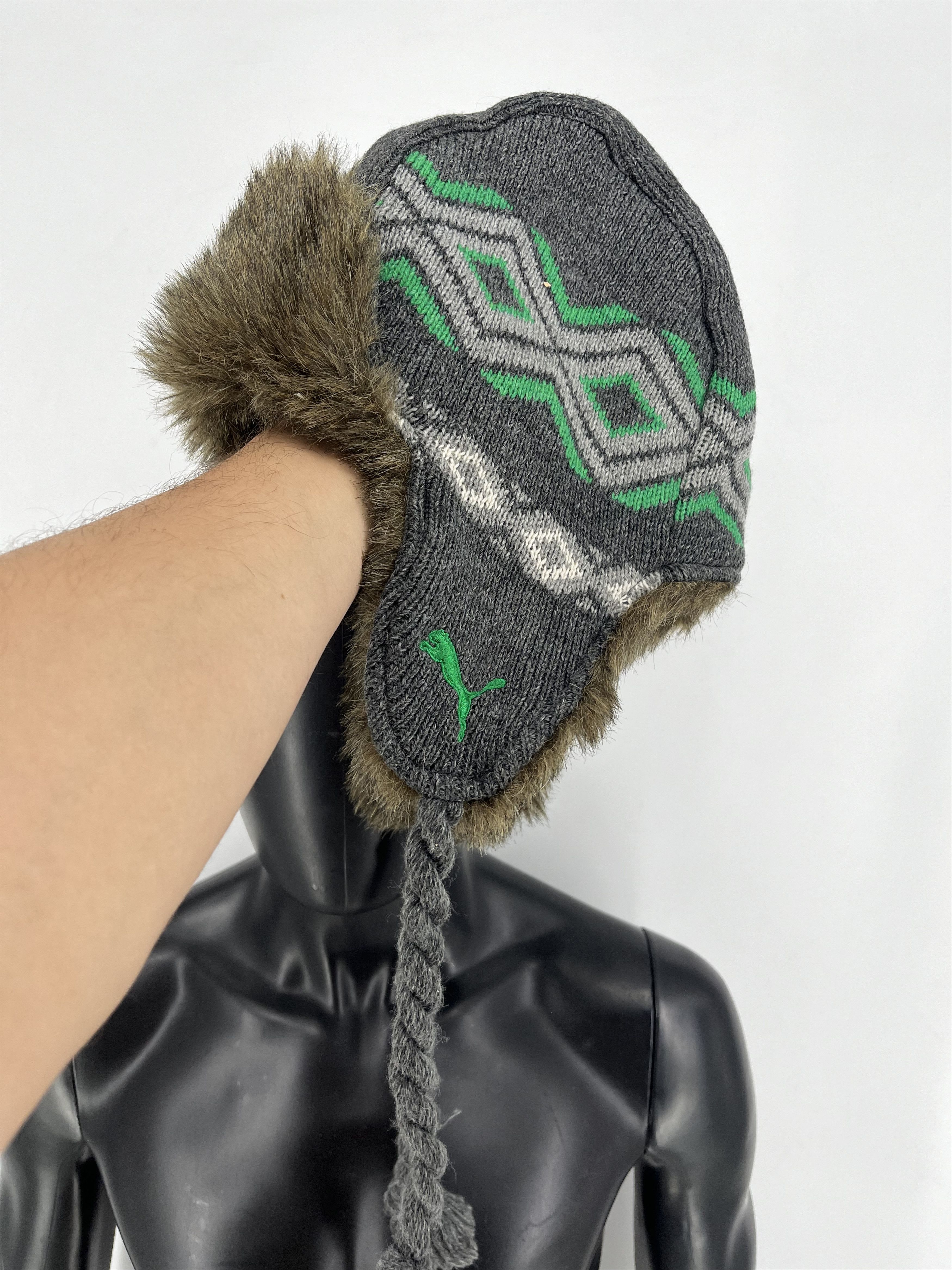 Puma Vintage Y2K Winte Hats Puma ONE SIZE Size ONE SIZE - 3 Thumbnail