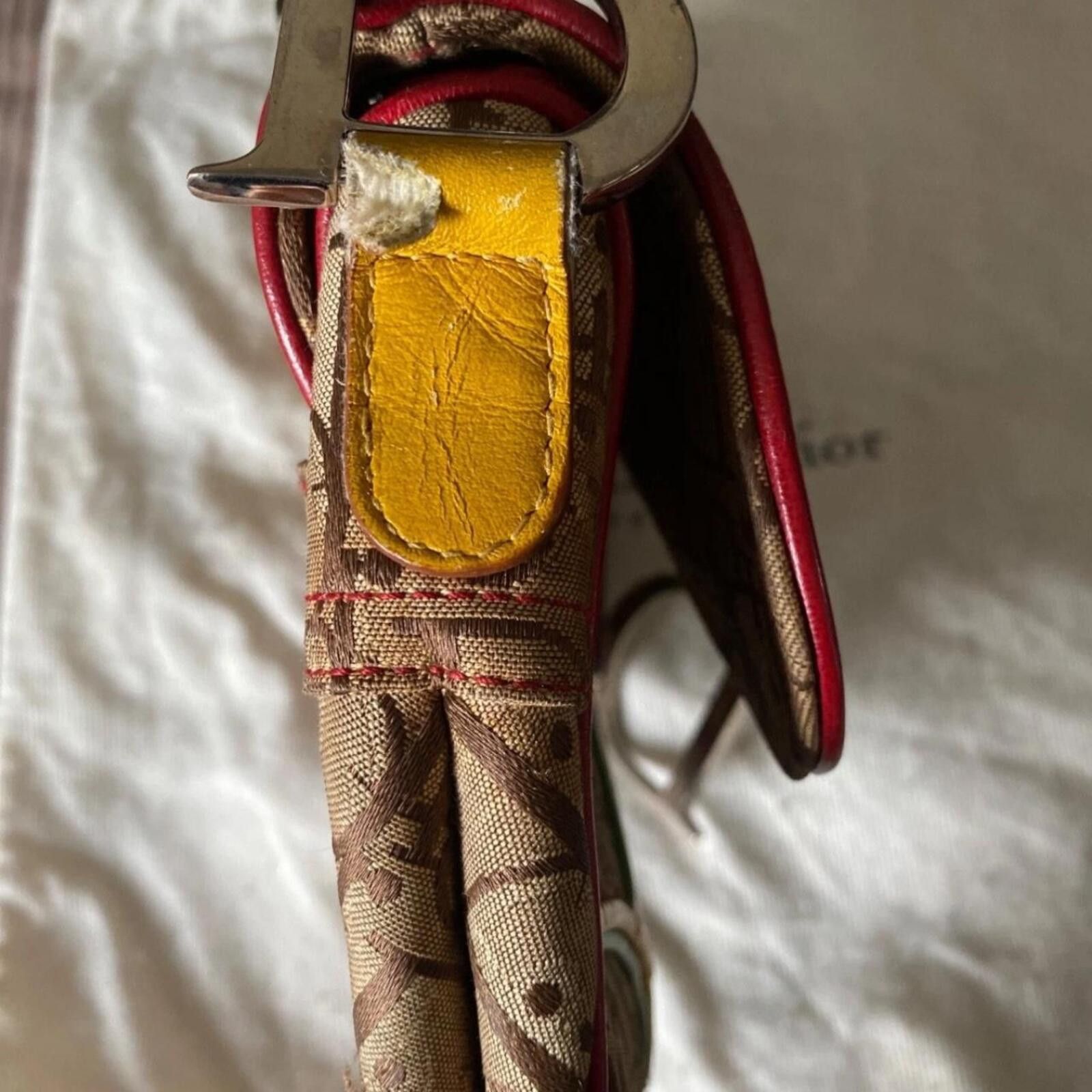 Dior Dior Rasta Saddle Bag - Vintage by John Galliano Size ONE SIZE - 7 Thumbnail